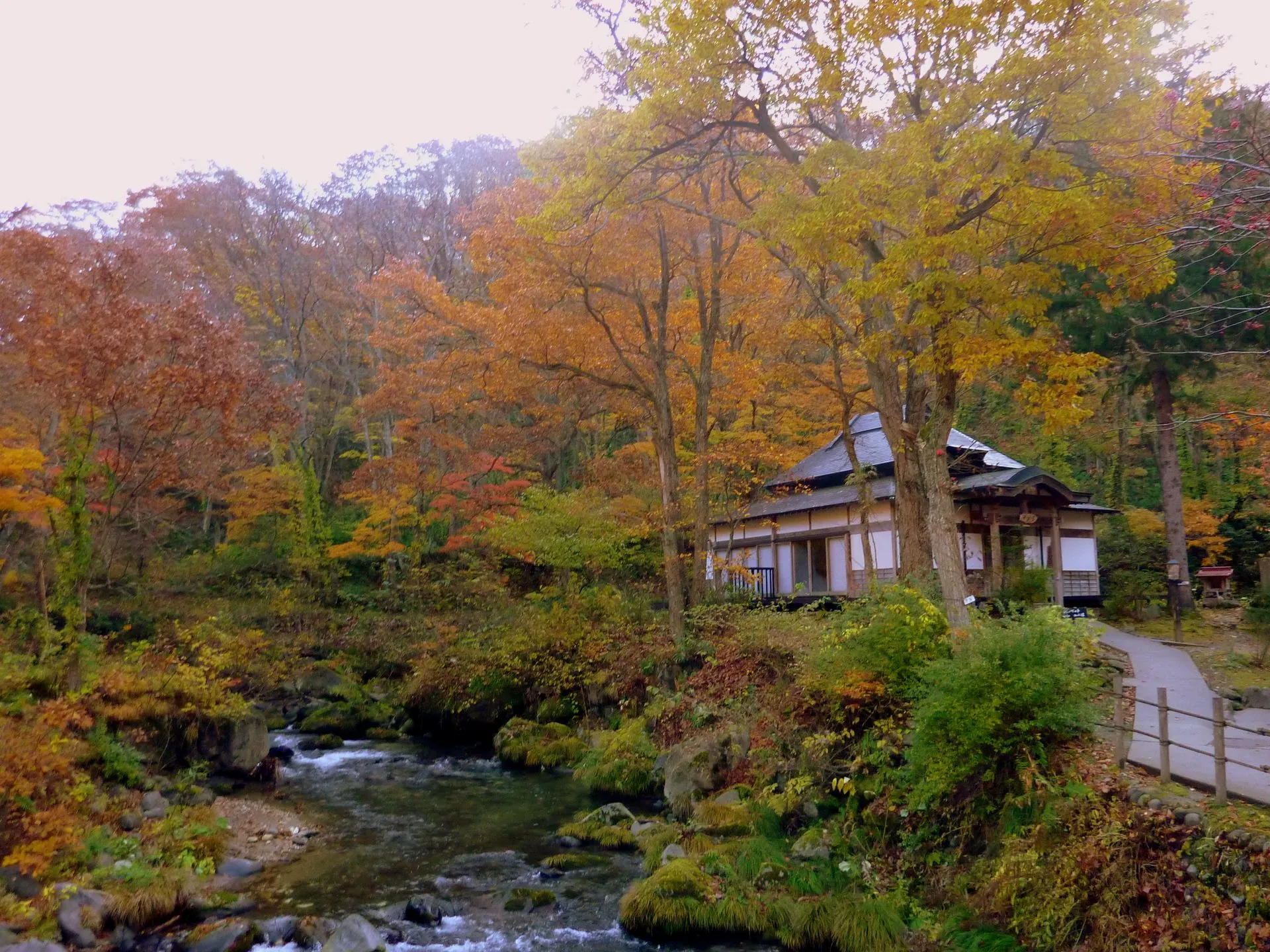 青荷温泉の風景