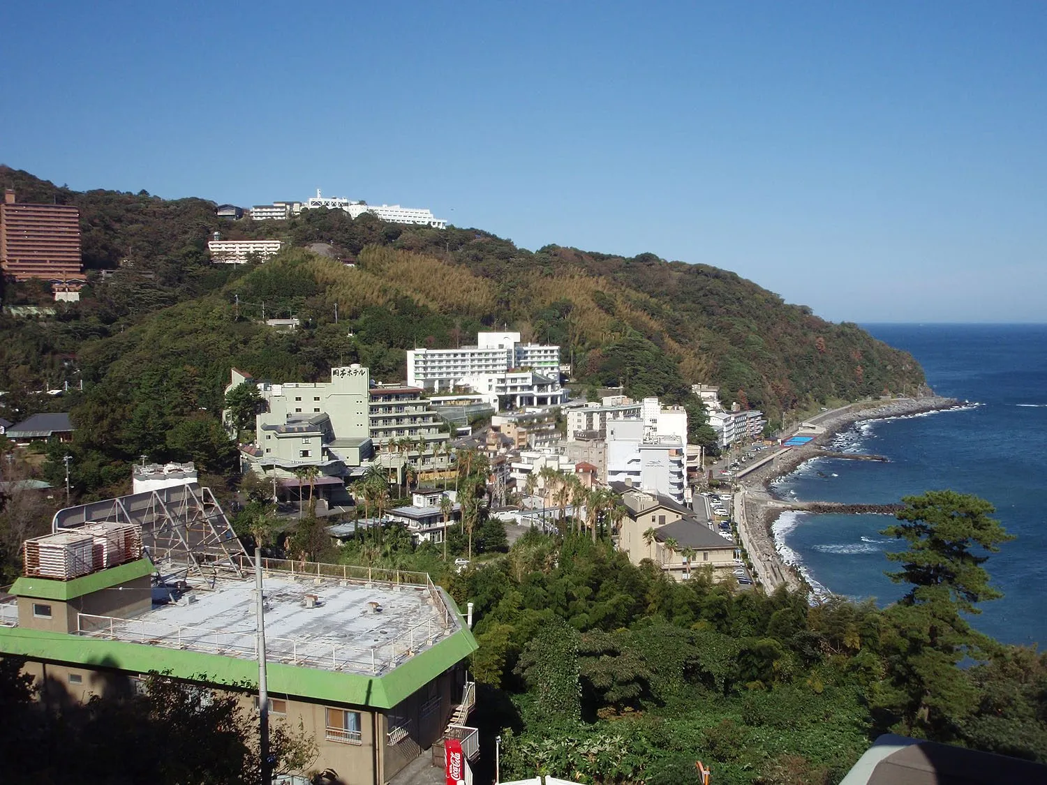 熱川温泉の風景