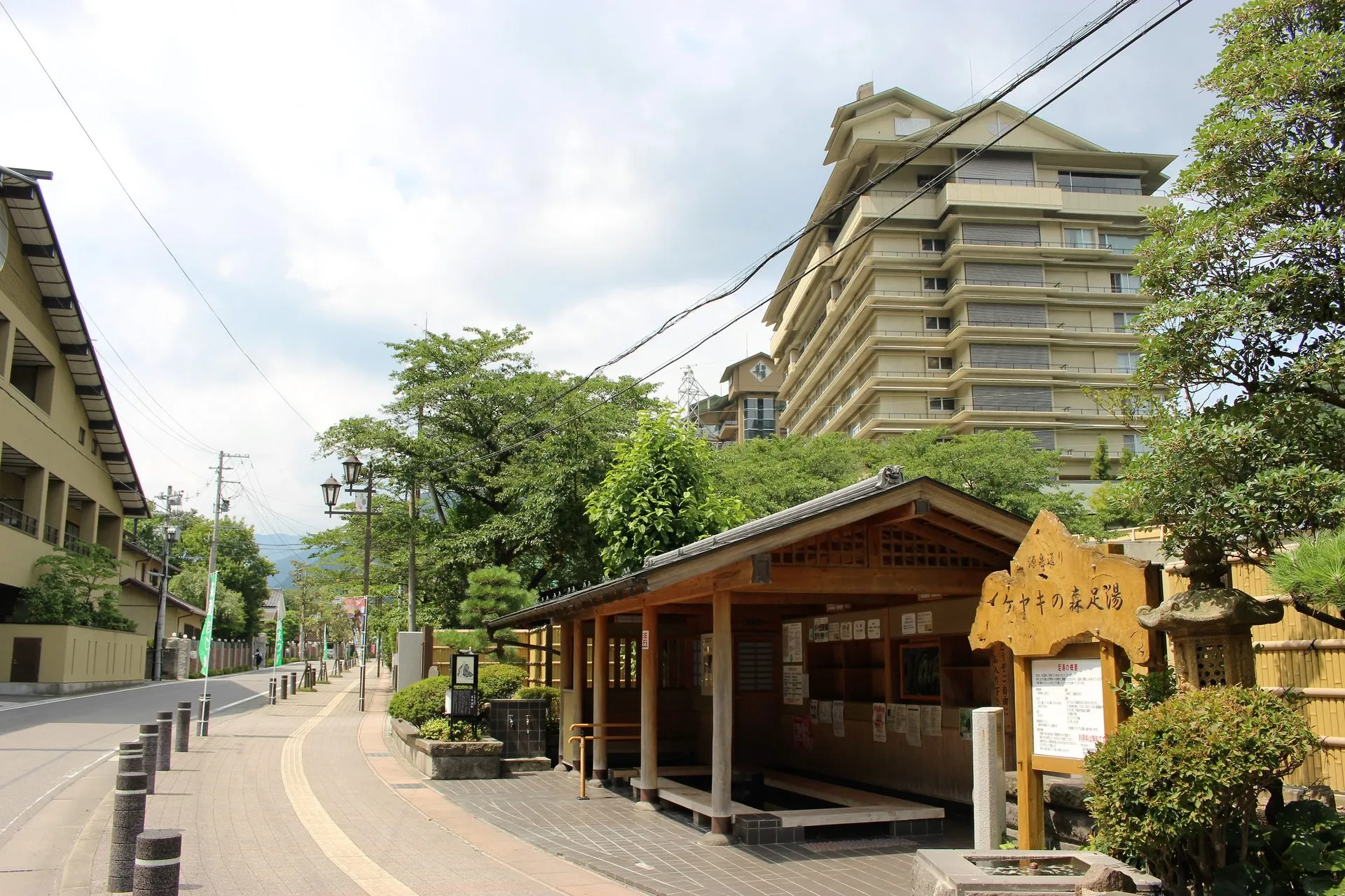 磐梯熱海温泉の風景