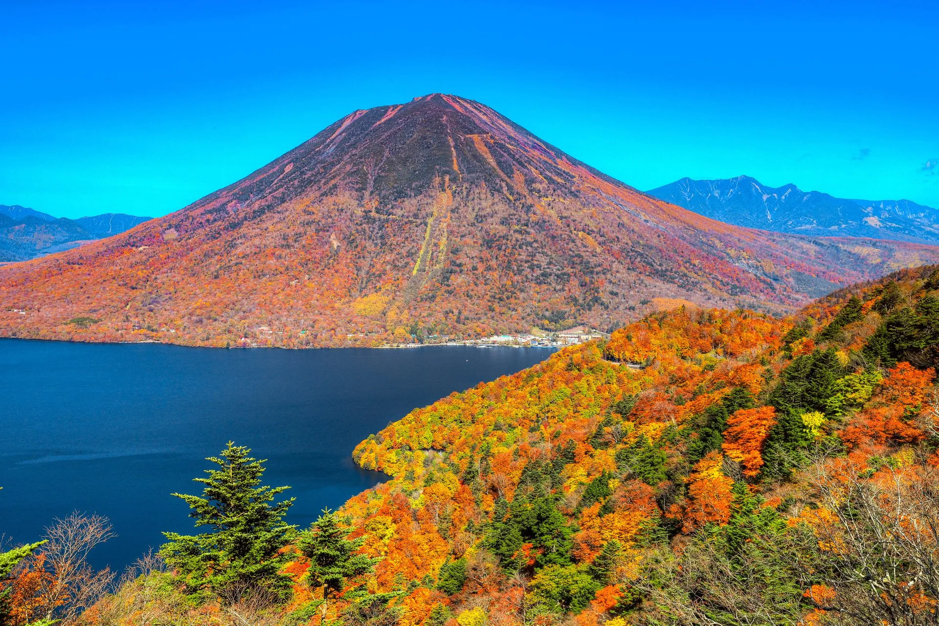 中禅寺温泉の風景