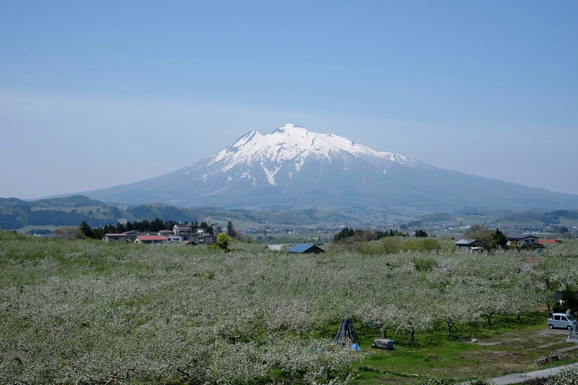 嶽温泉の風景