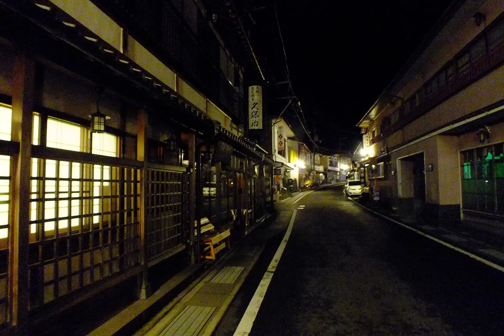 洞川温泉の風景