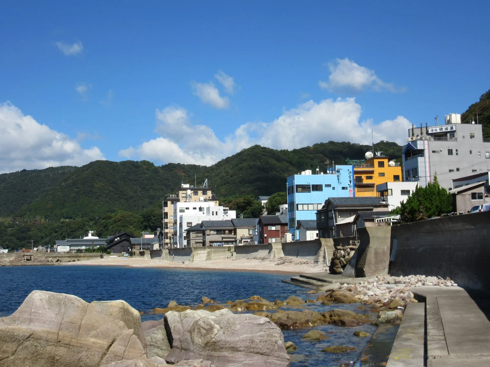 越前温泉の風景