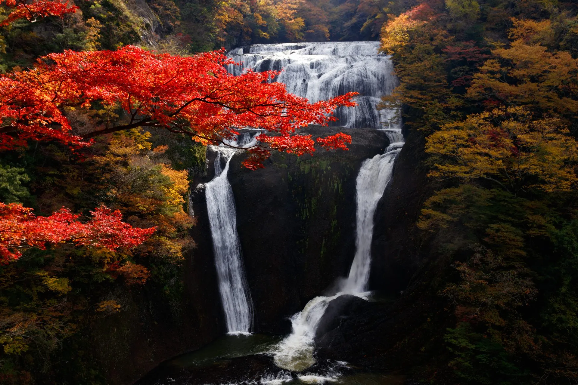 袋田温泉の風景