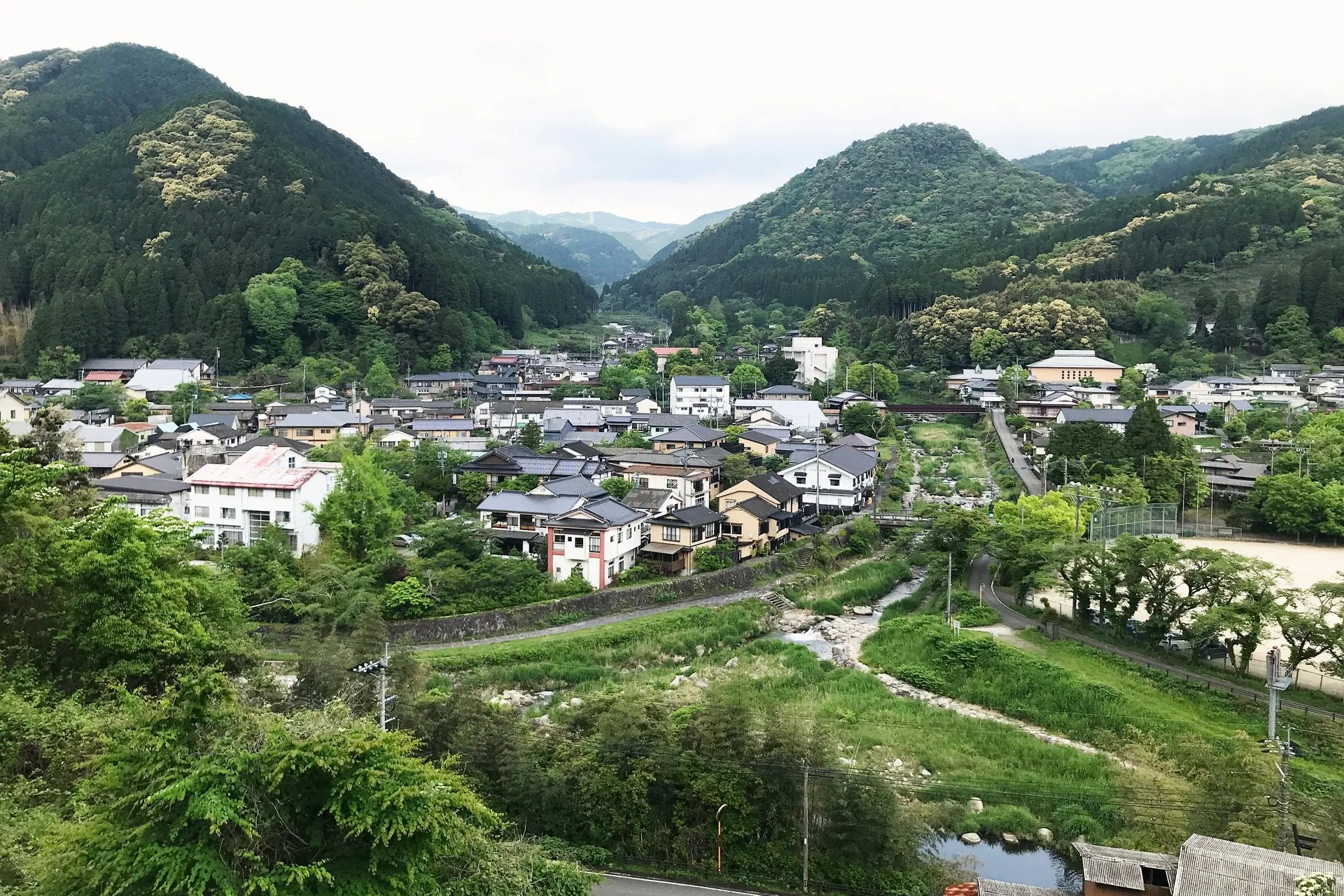 古湯温泉の風景