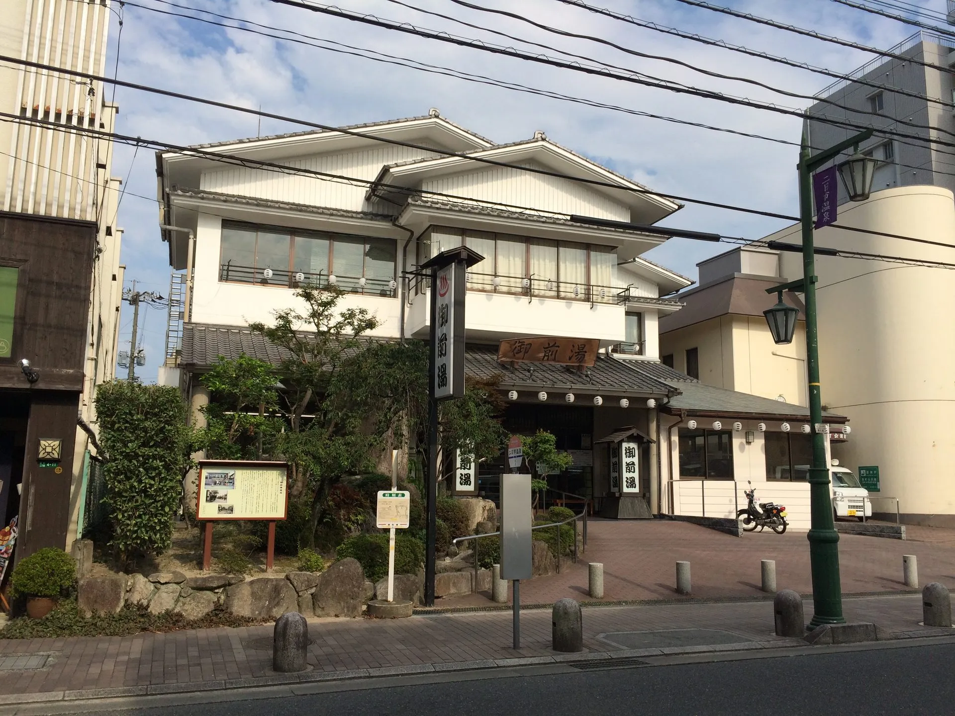 二日市温泉の風景