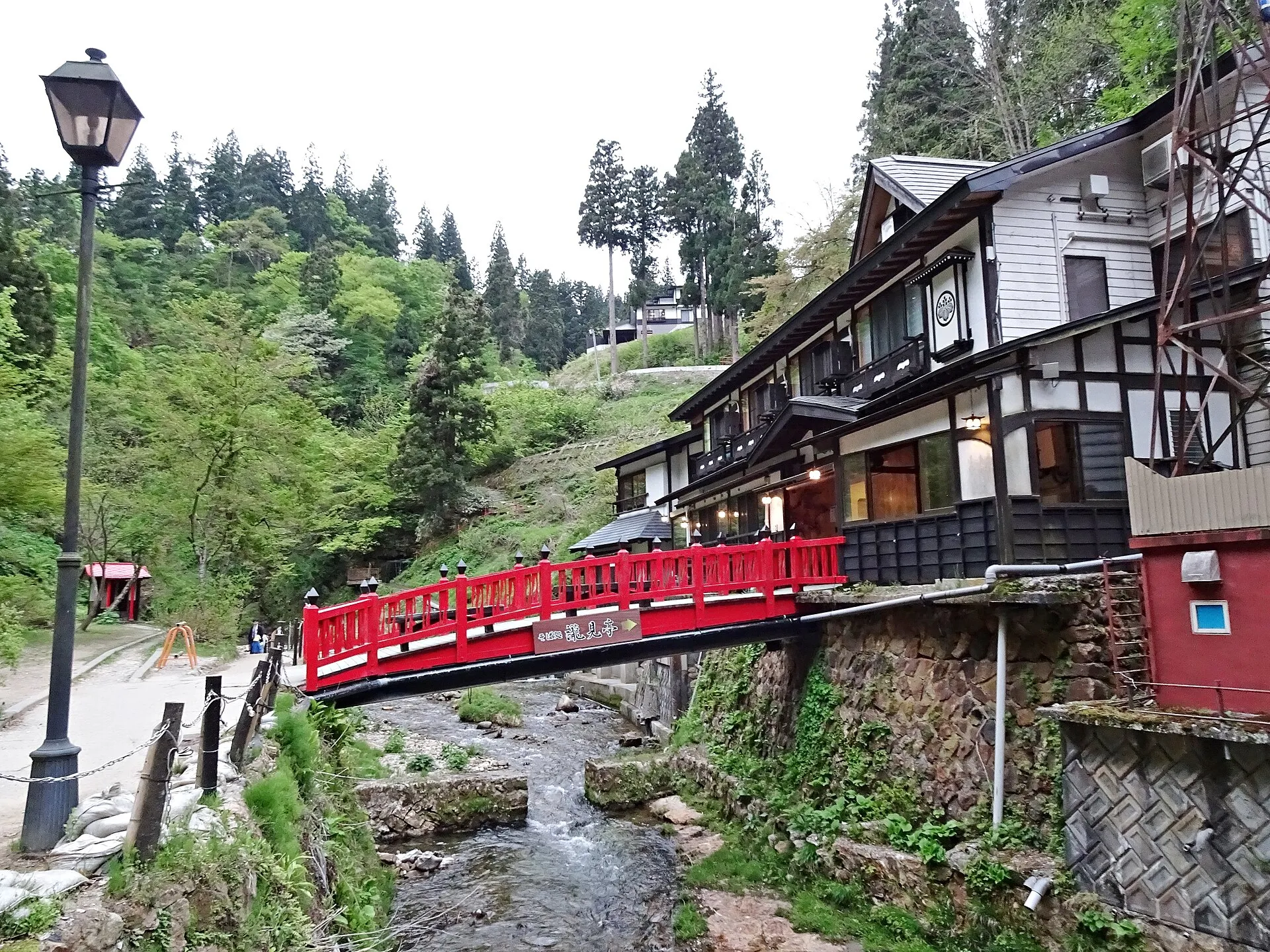 銀山温泉の風景