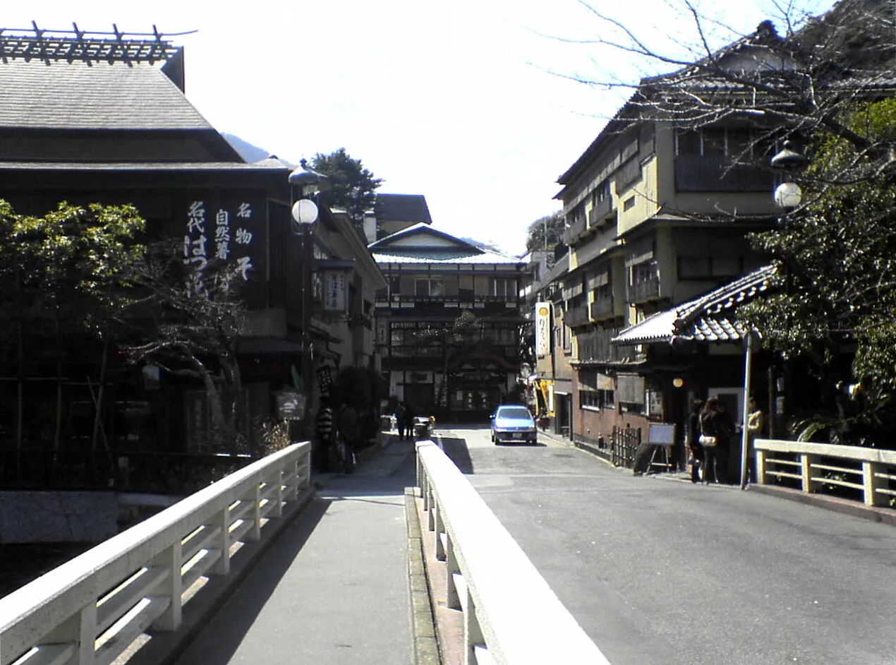 箱根湯本温泉の風景