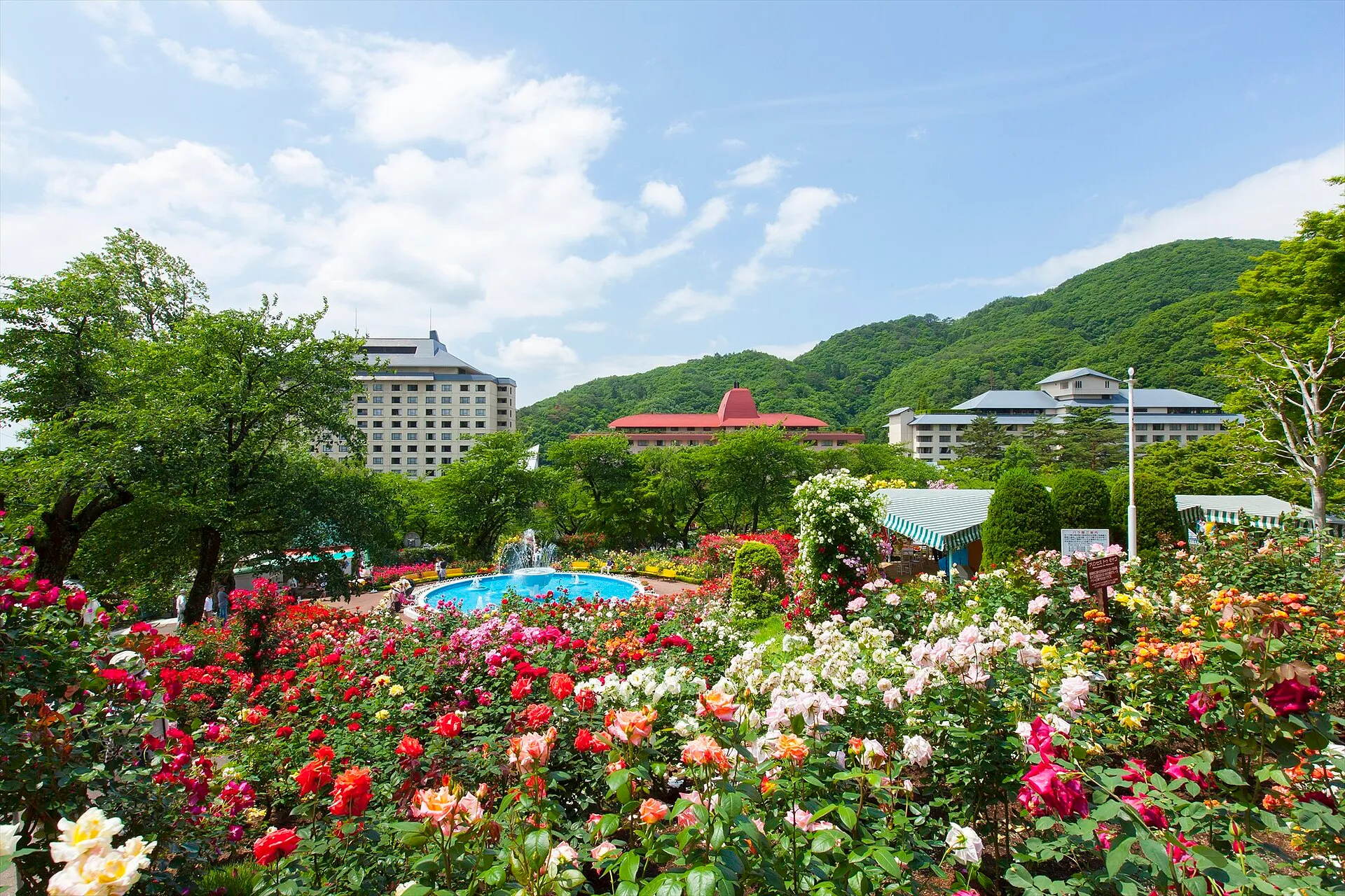 花巻温泉郷の風景