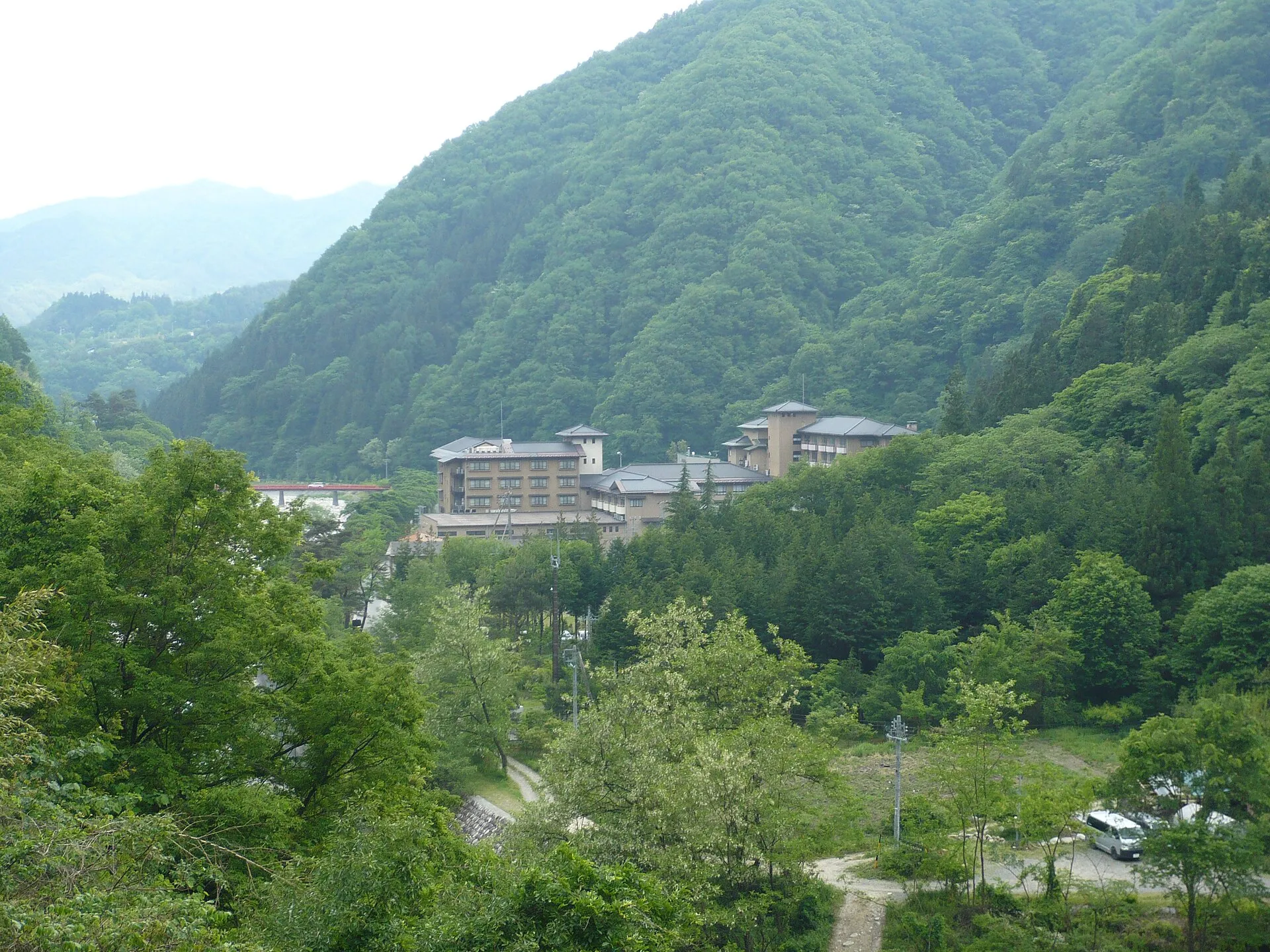 昼神温泉の景色