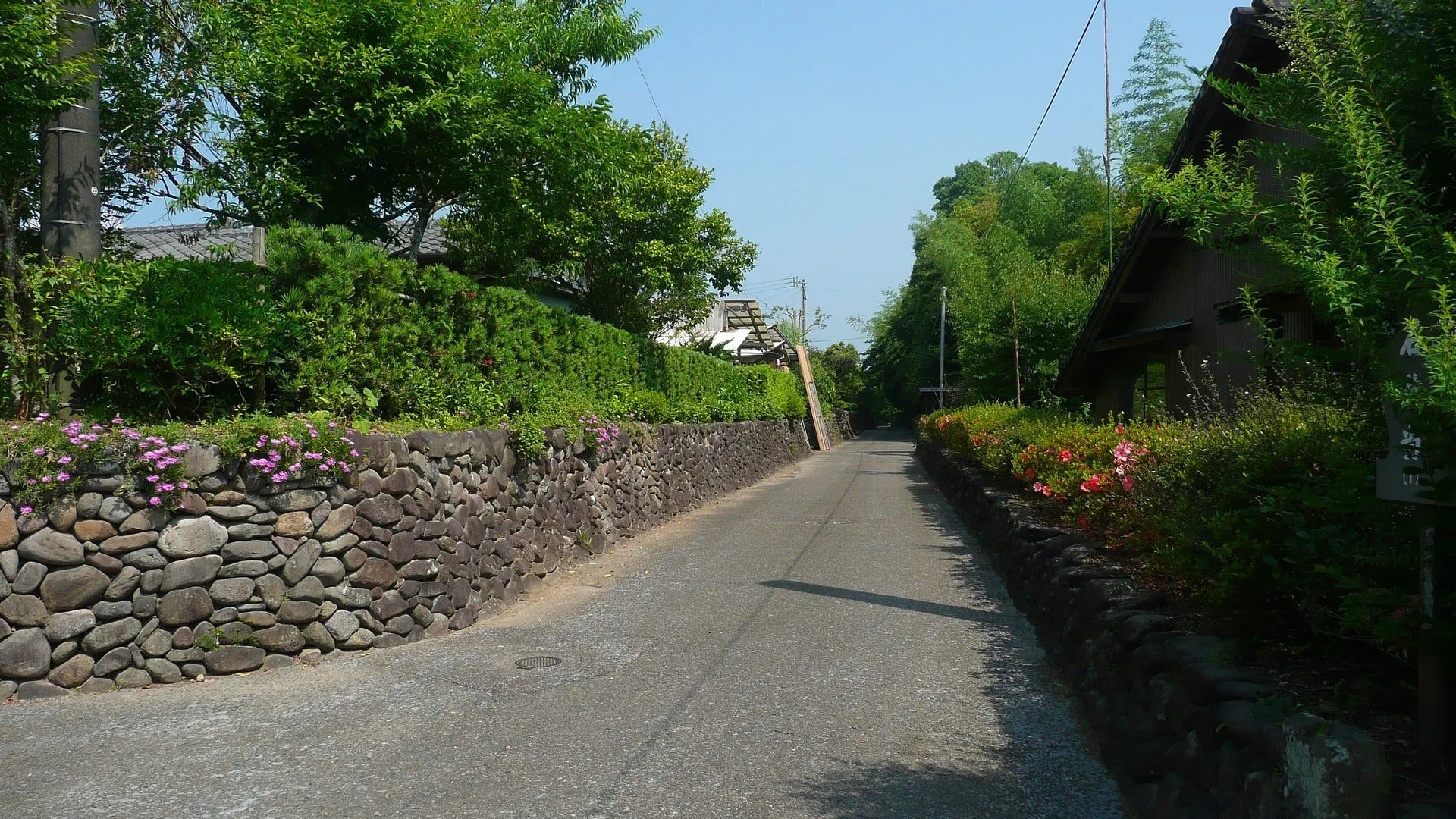 市比野温泉の風景