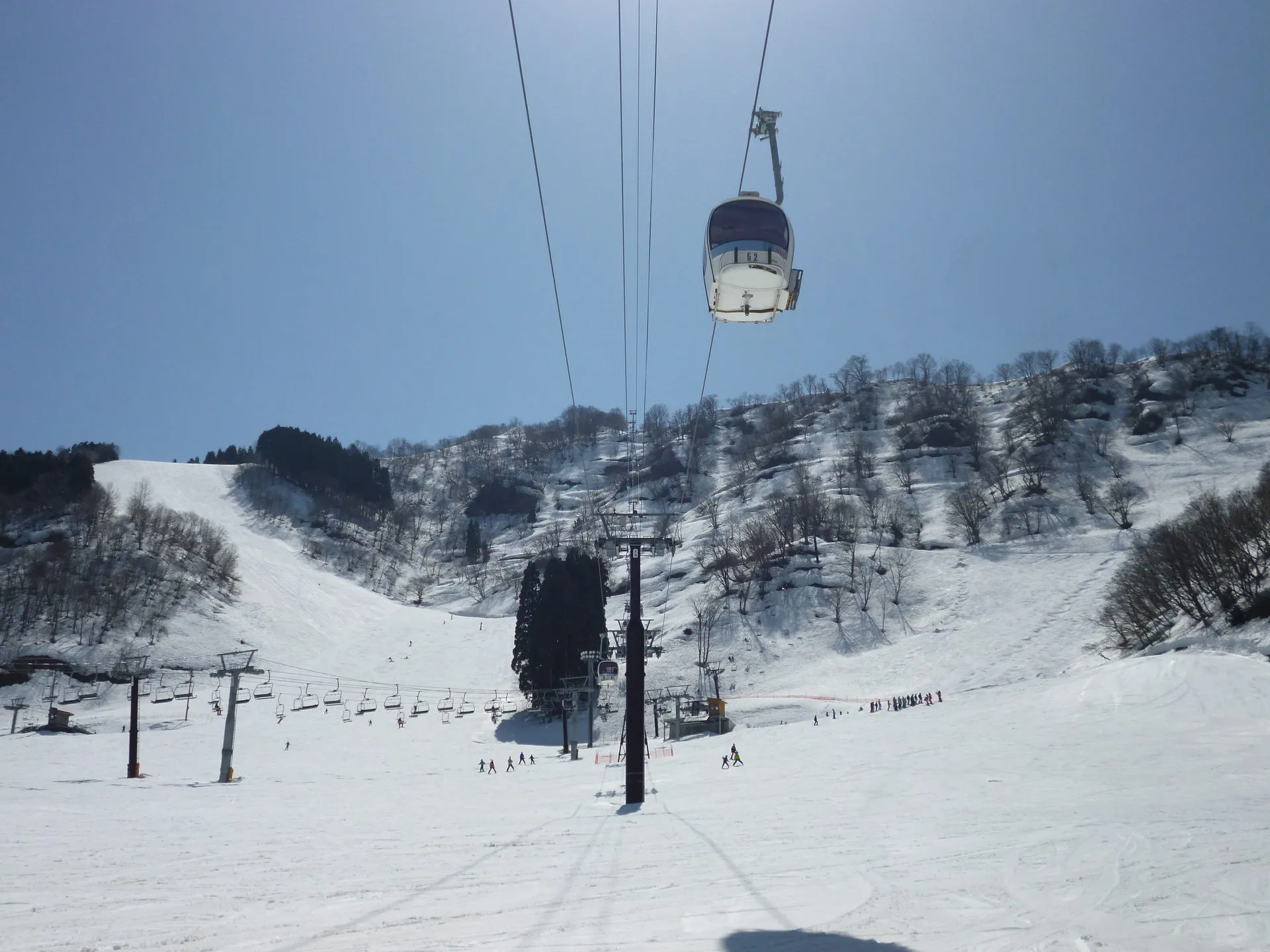 白山一里野温泉の風景