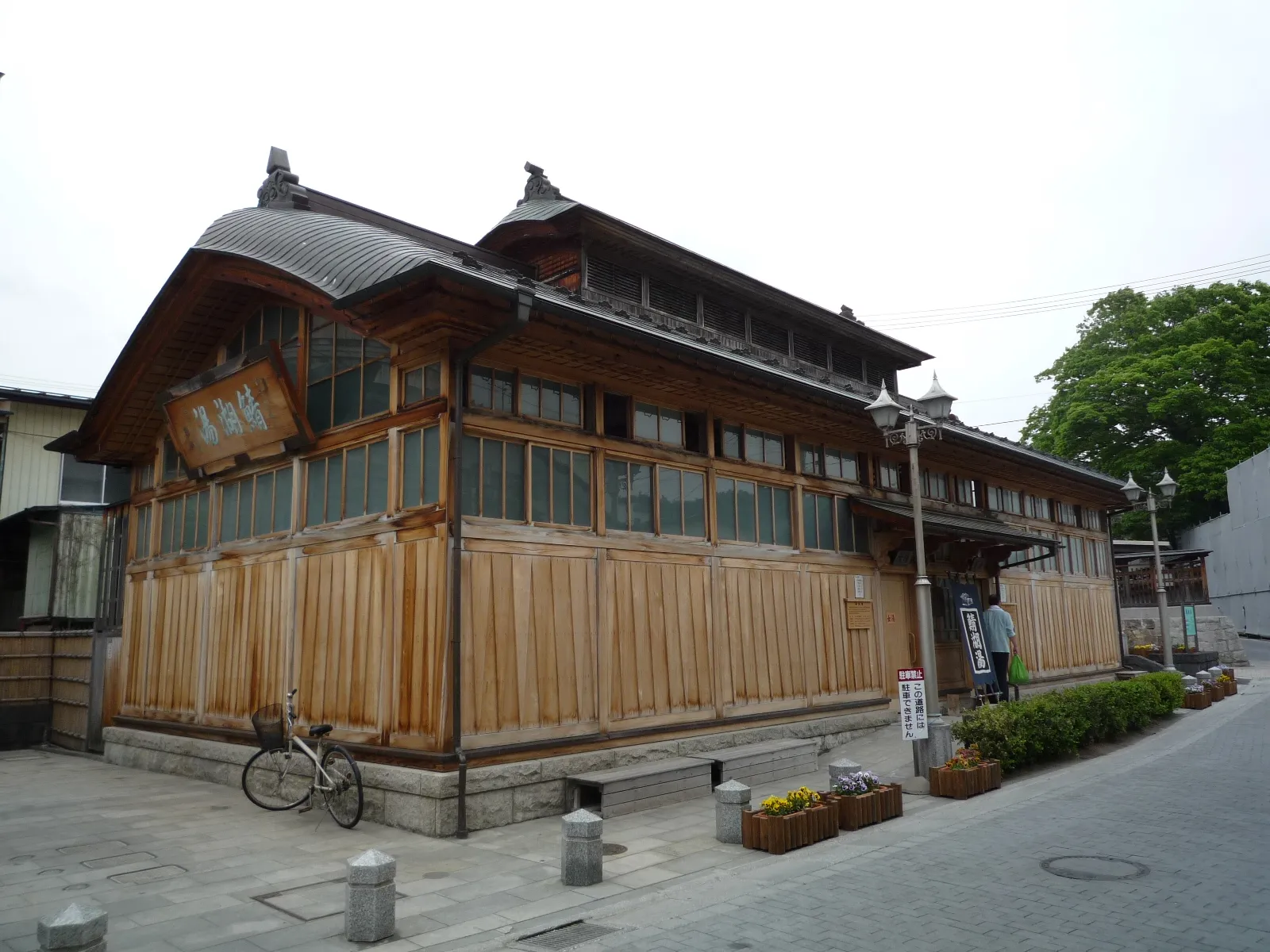 飯坂温泉の風景