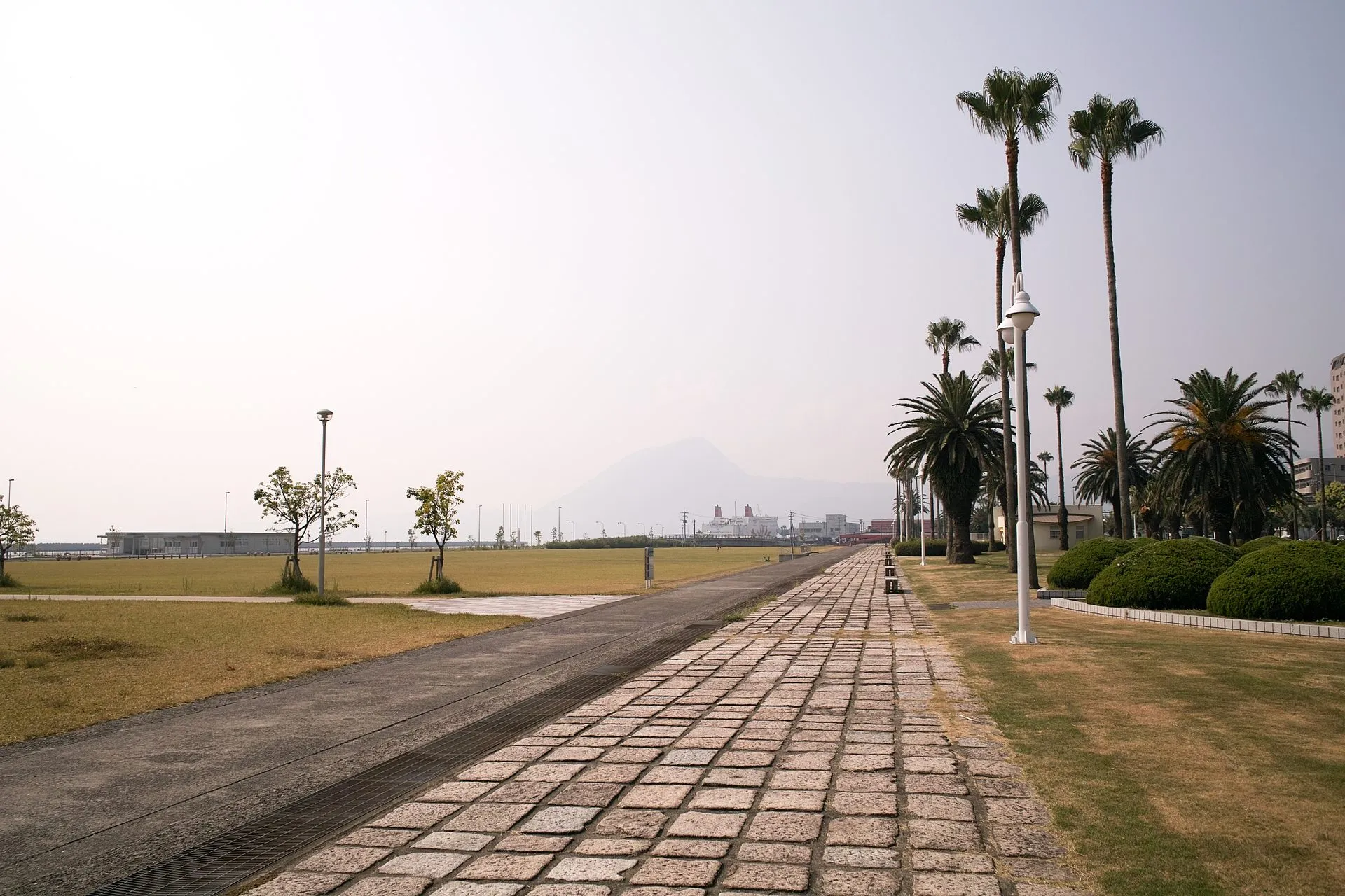 亀川温泉の風景