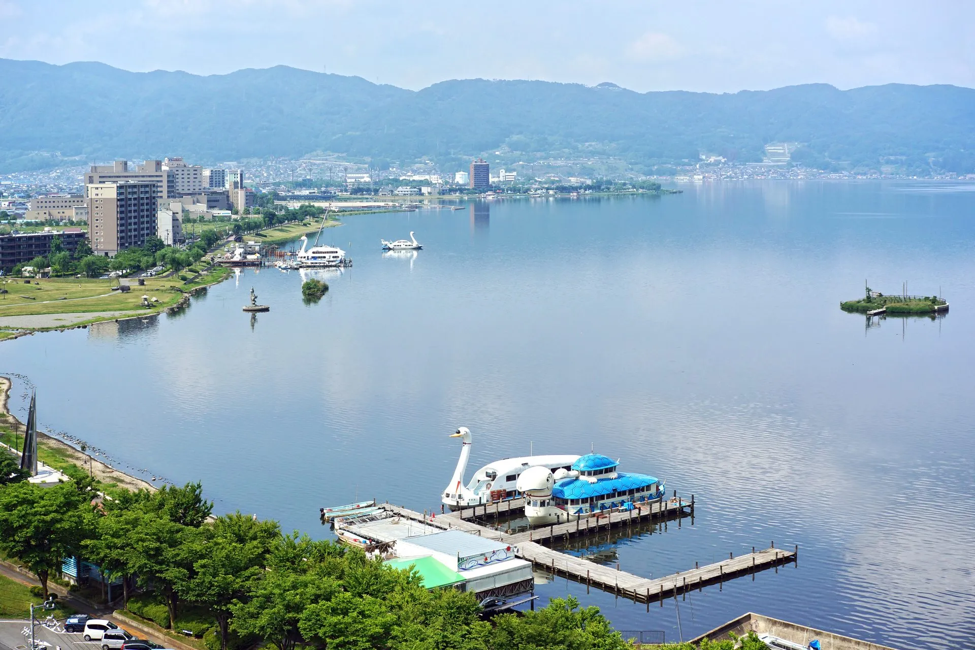 上諏訪温泉の風景