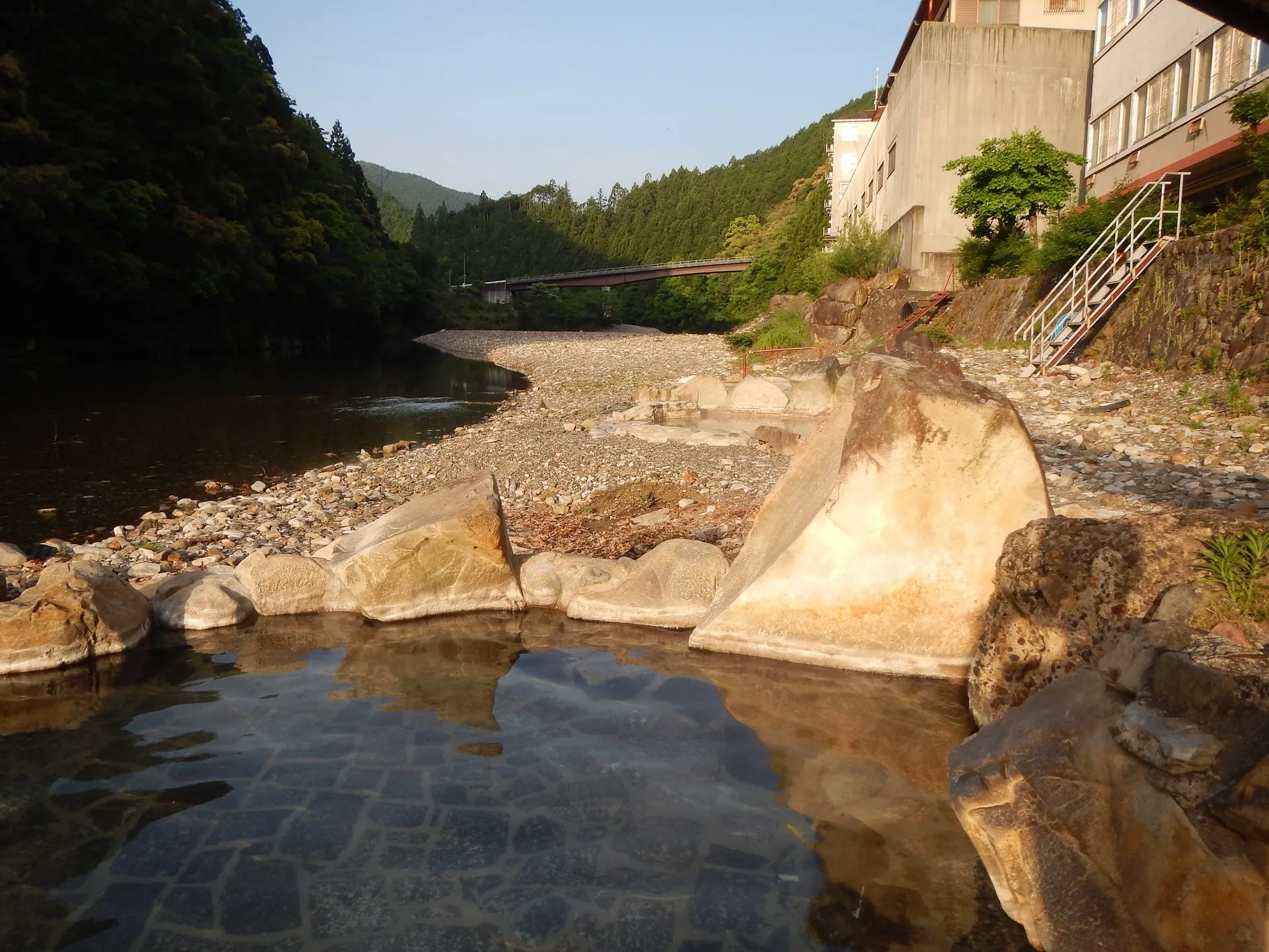 川湯温泉の風景