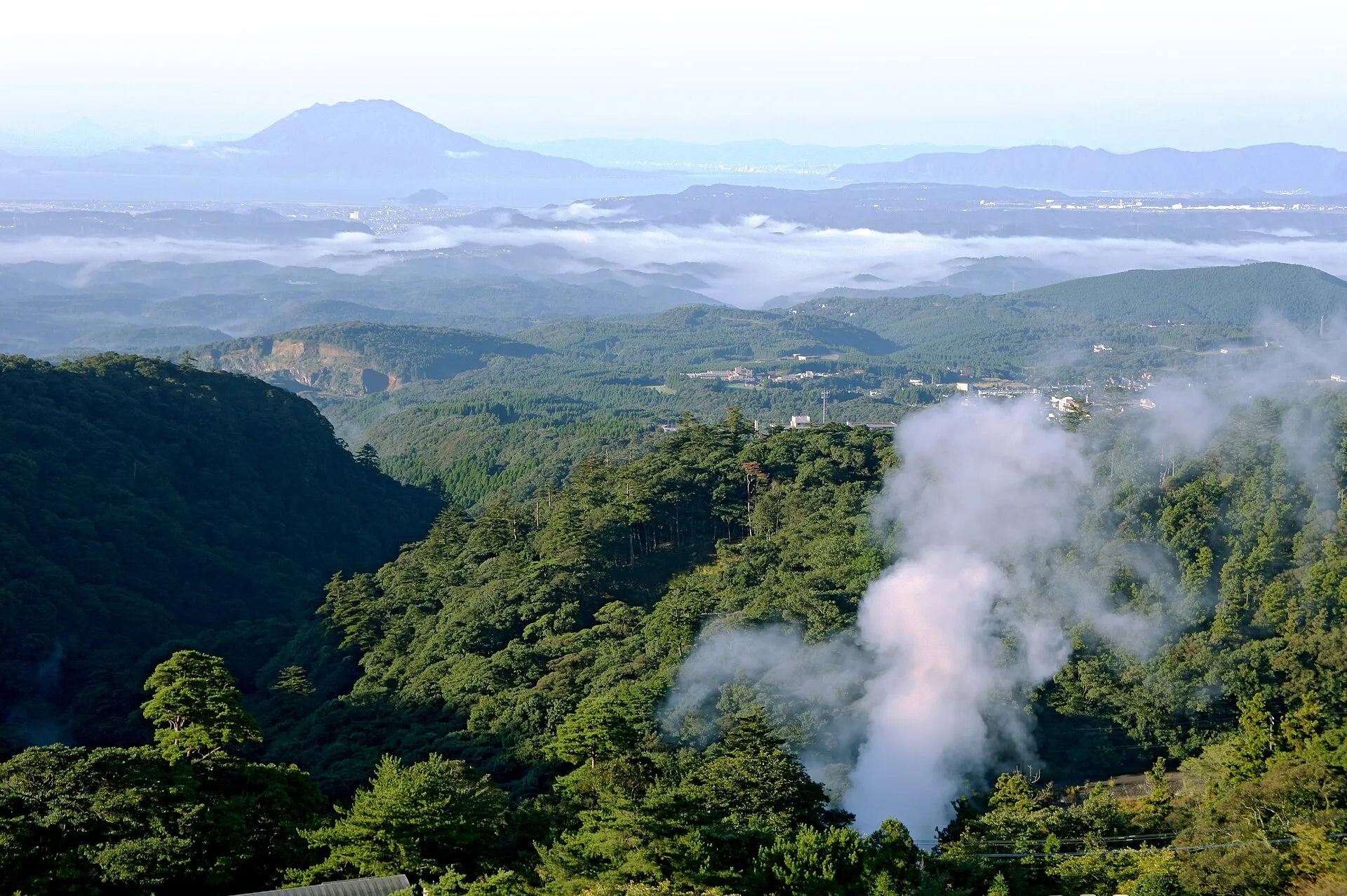 霧島温泉郷の風景