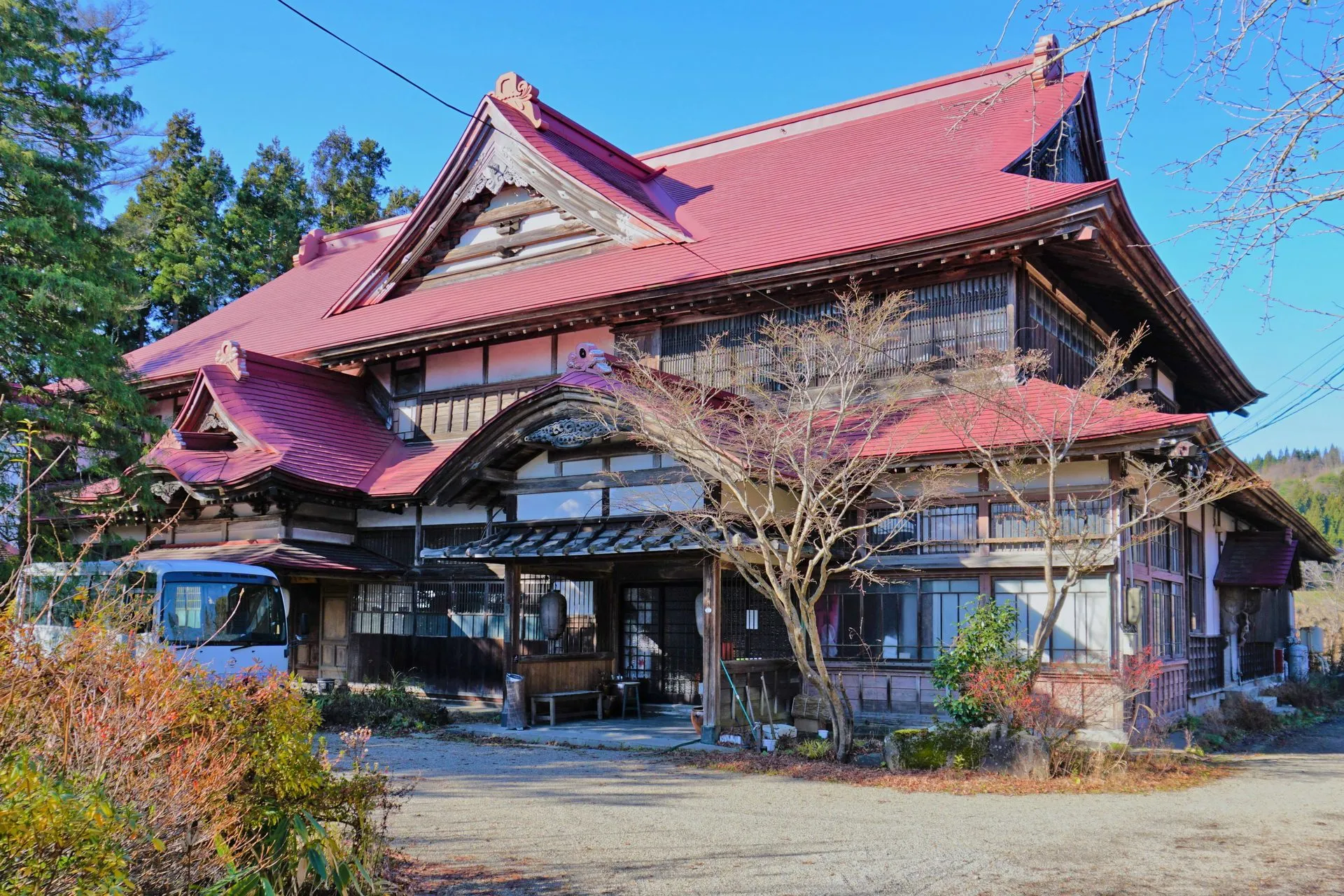 強首温泉の風景