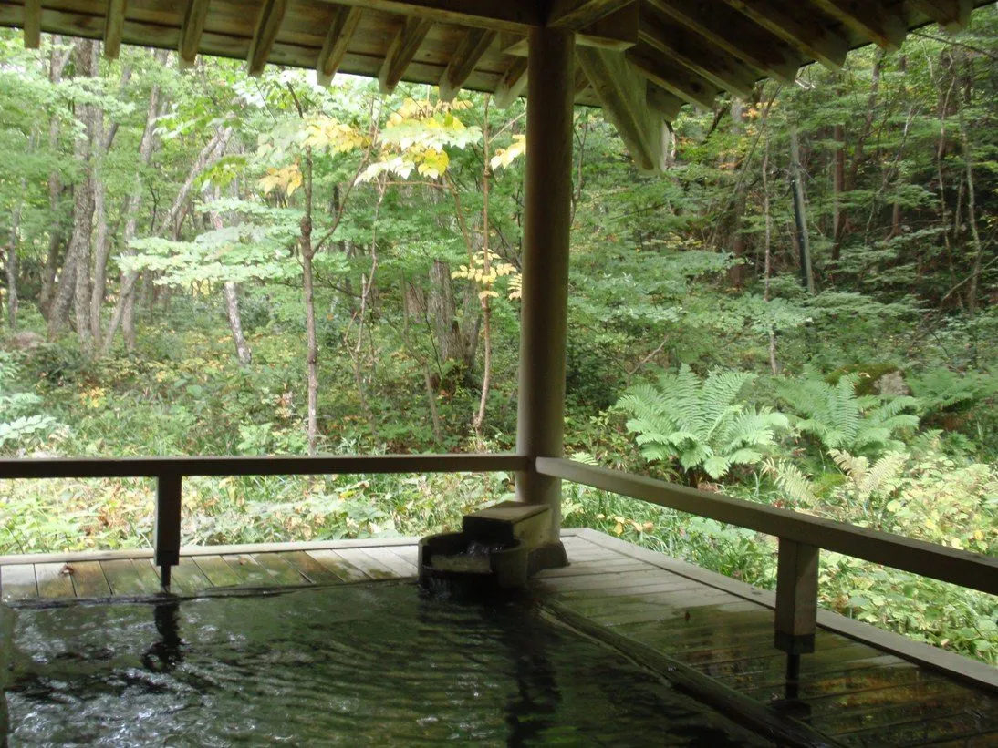 葛温泉の風景