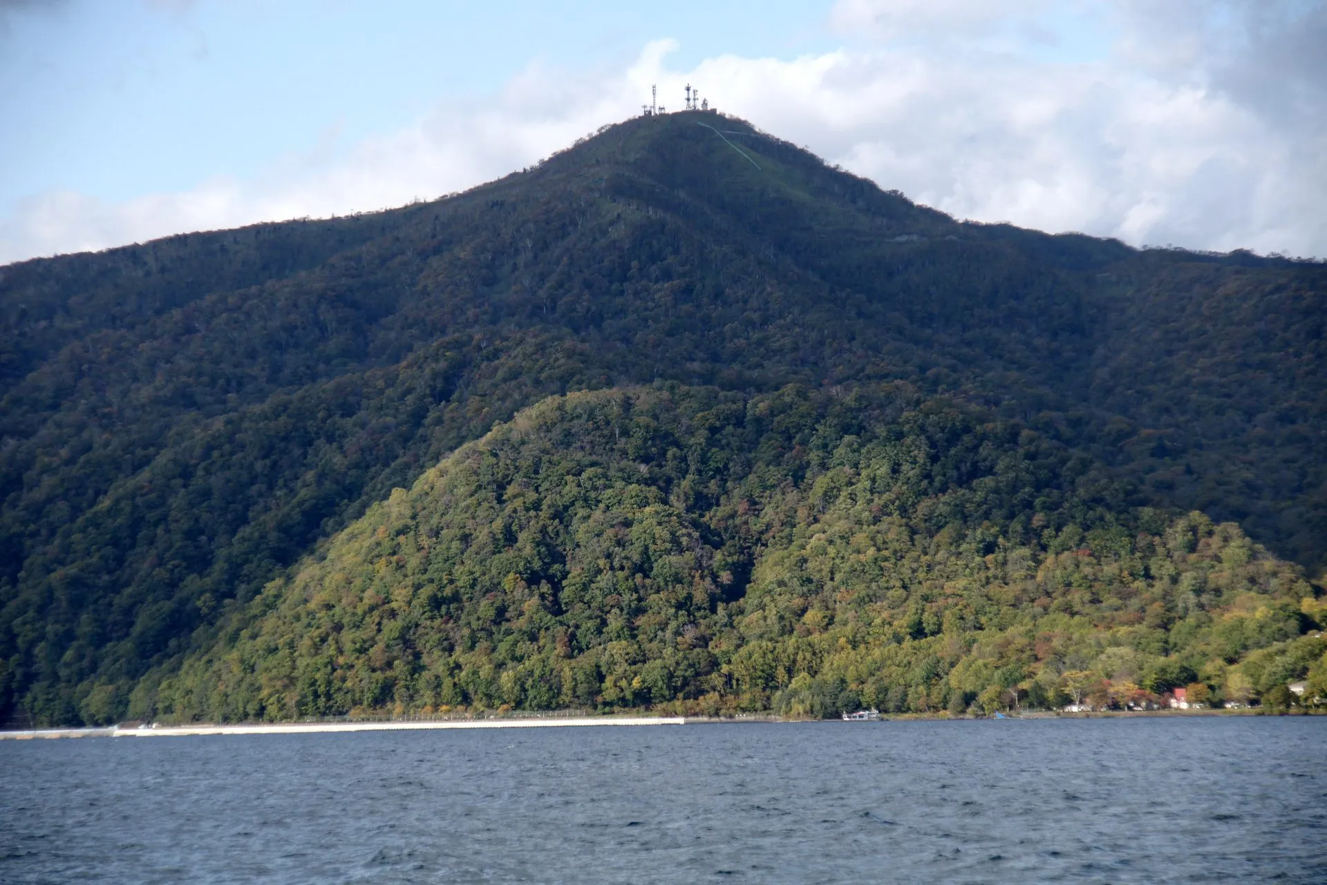 丸駒温泉の風景