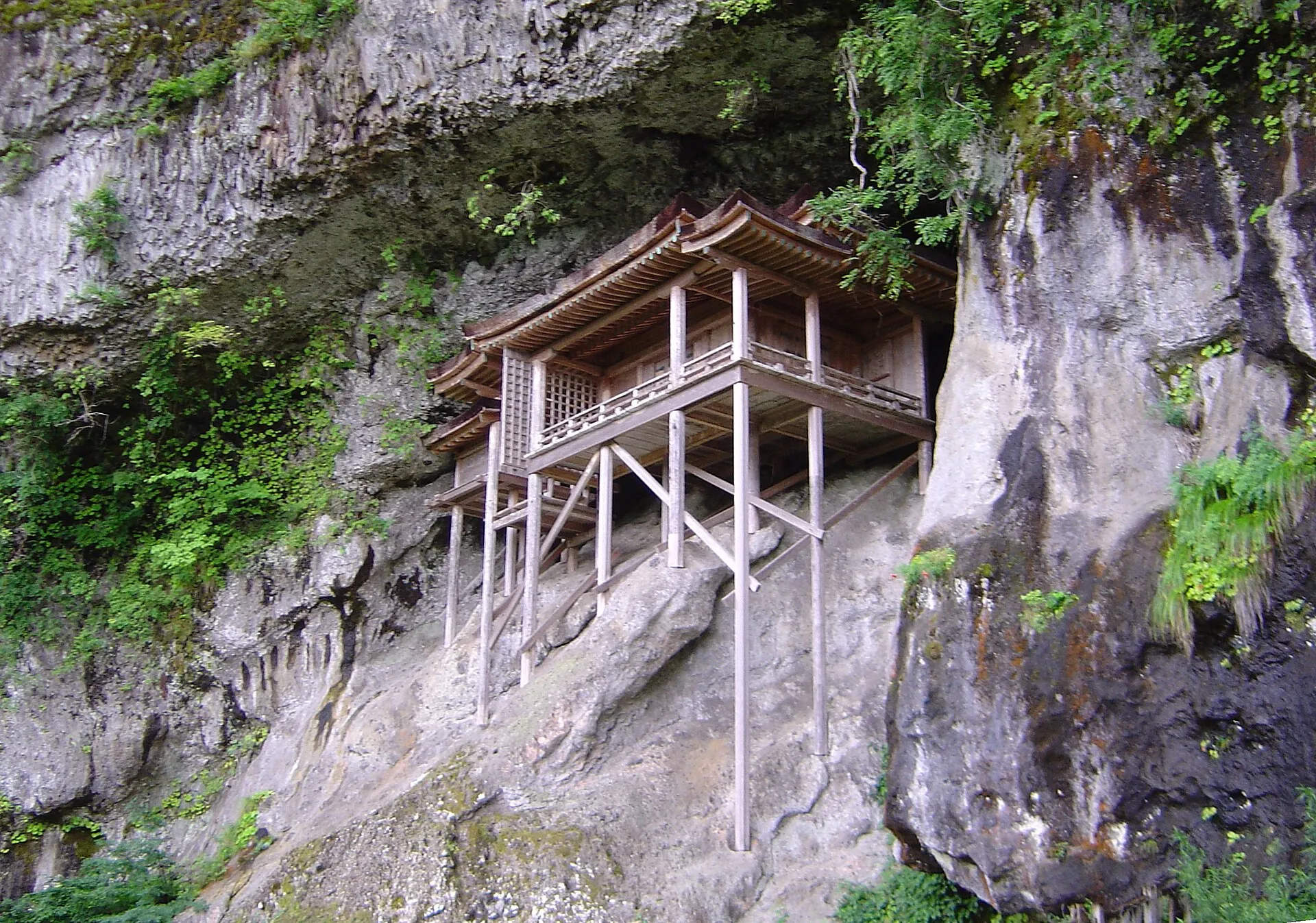 三朝温泉の風景