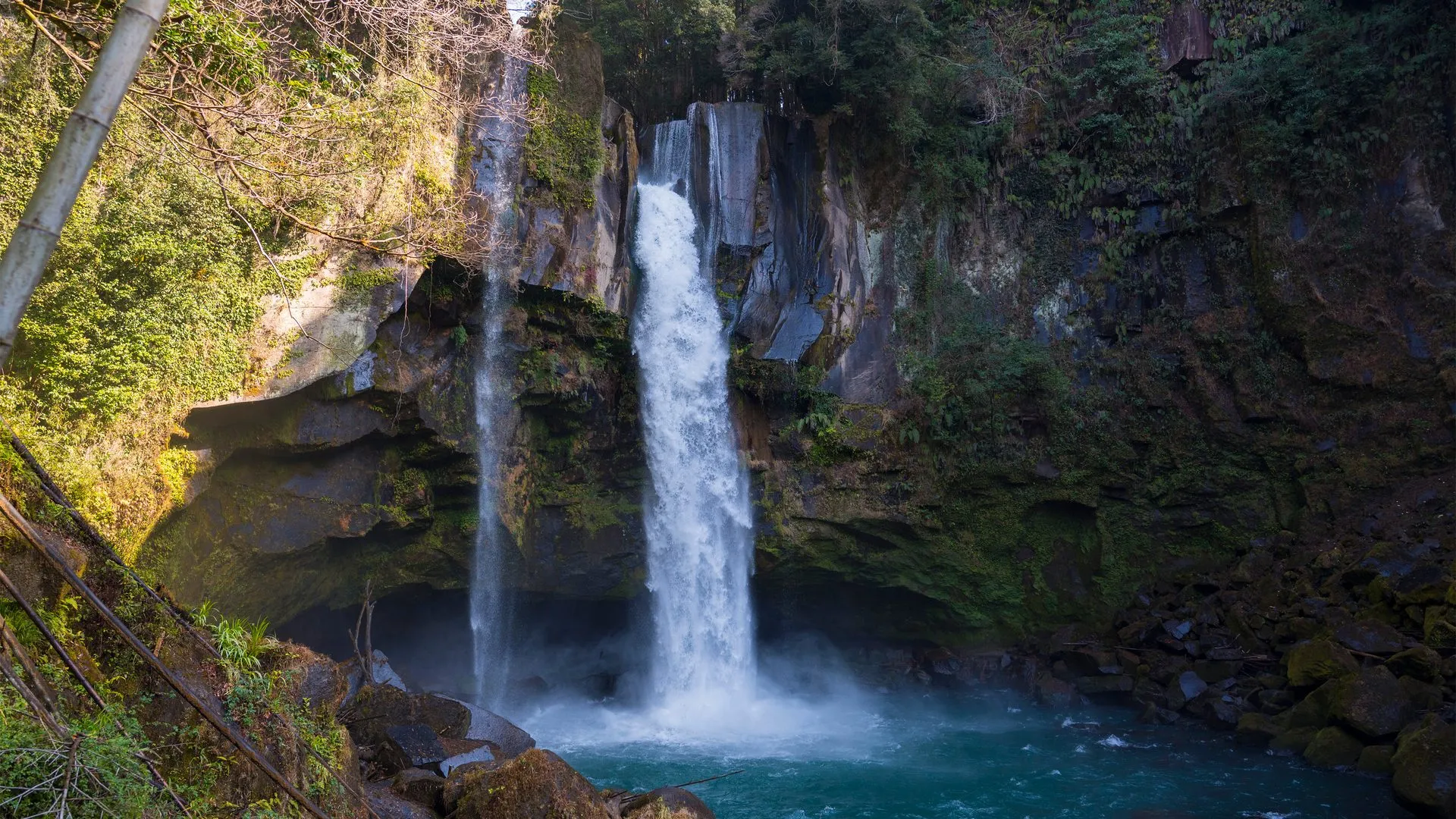 妙見温泉の風景