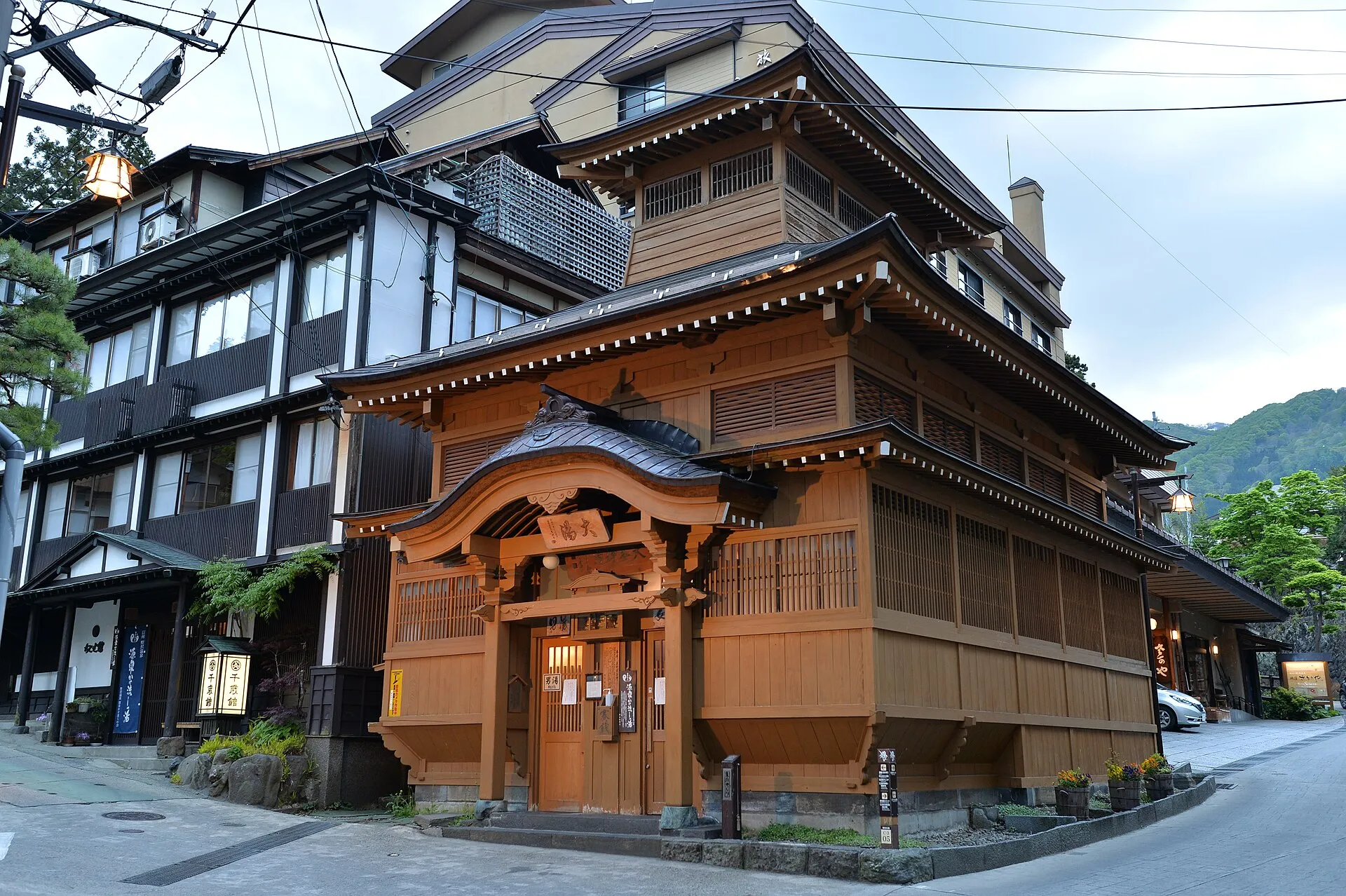 野沢温泉の風景