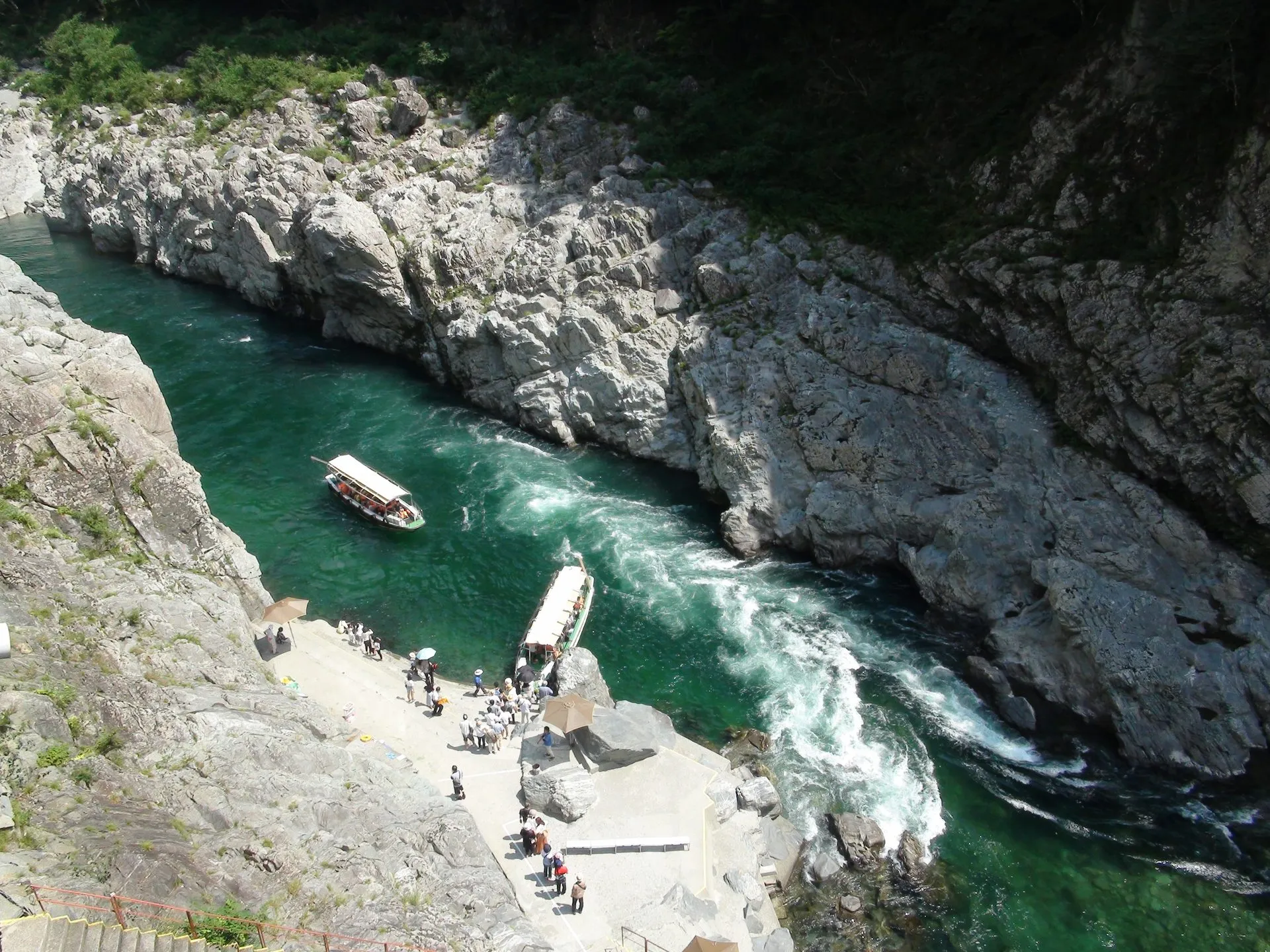 大歩危温泉の風景