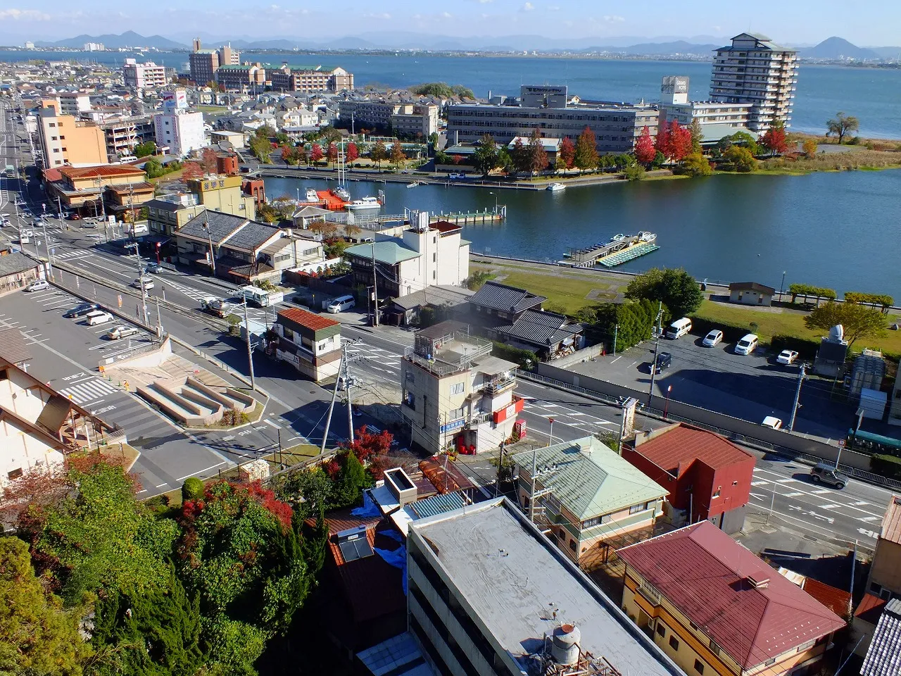 おごと温泉の風景