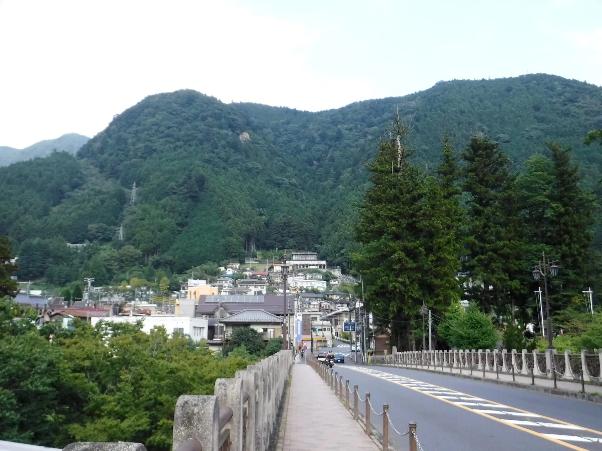奥多摩温泉の風景