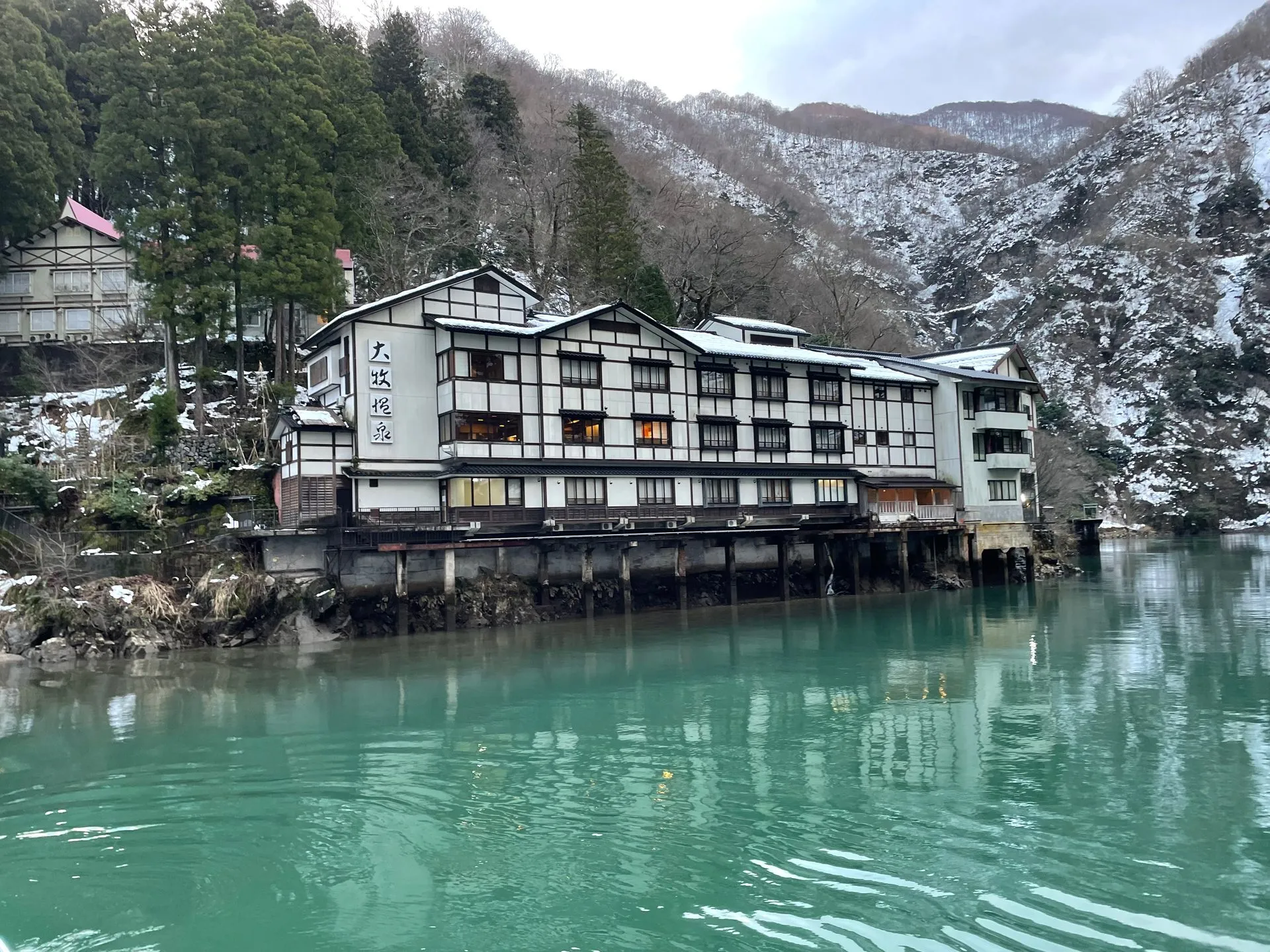 大牧温泉の風景