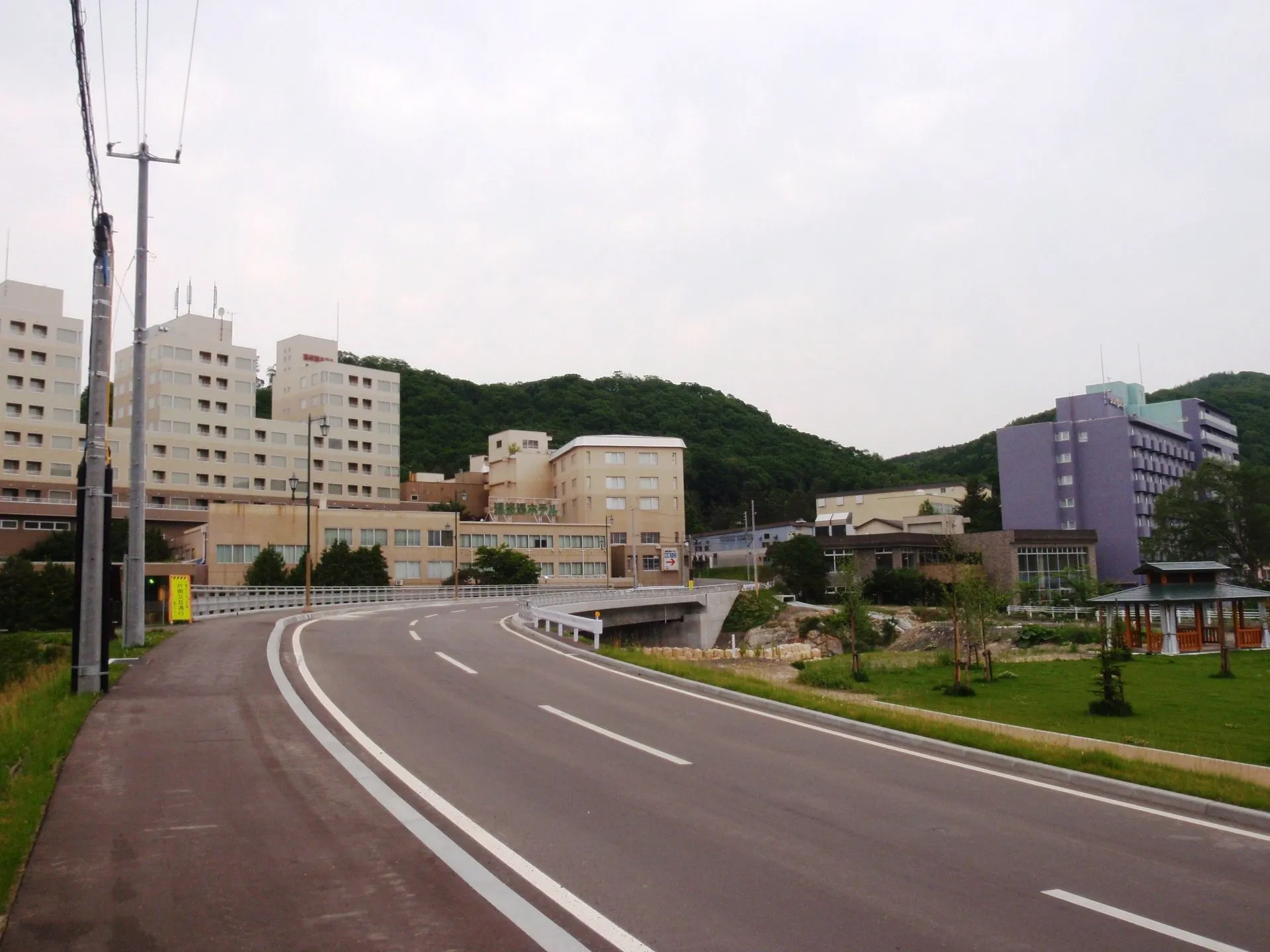 温根湯温泉の風景