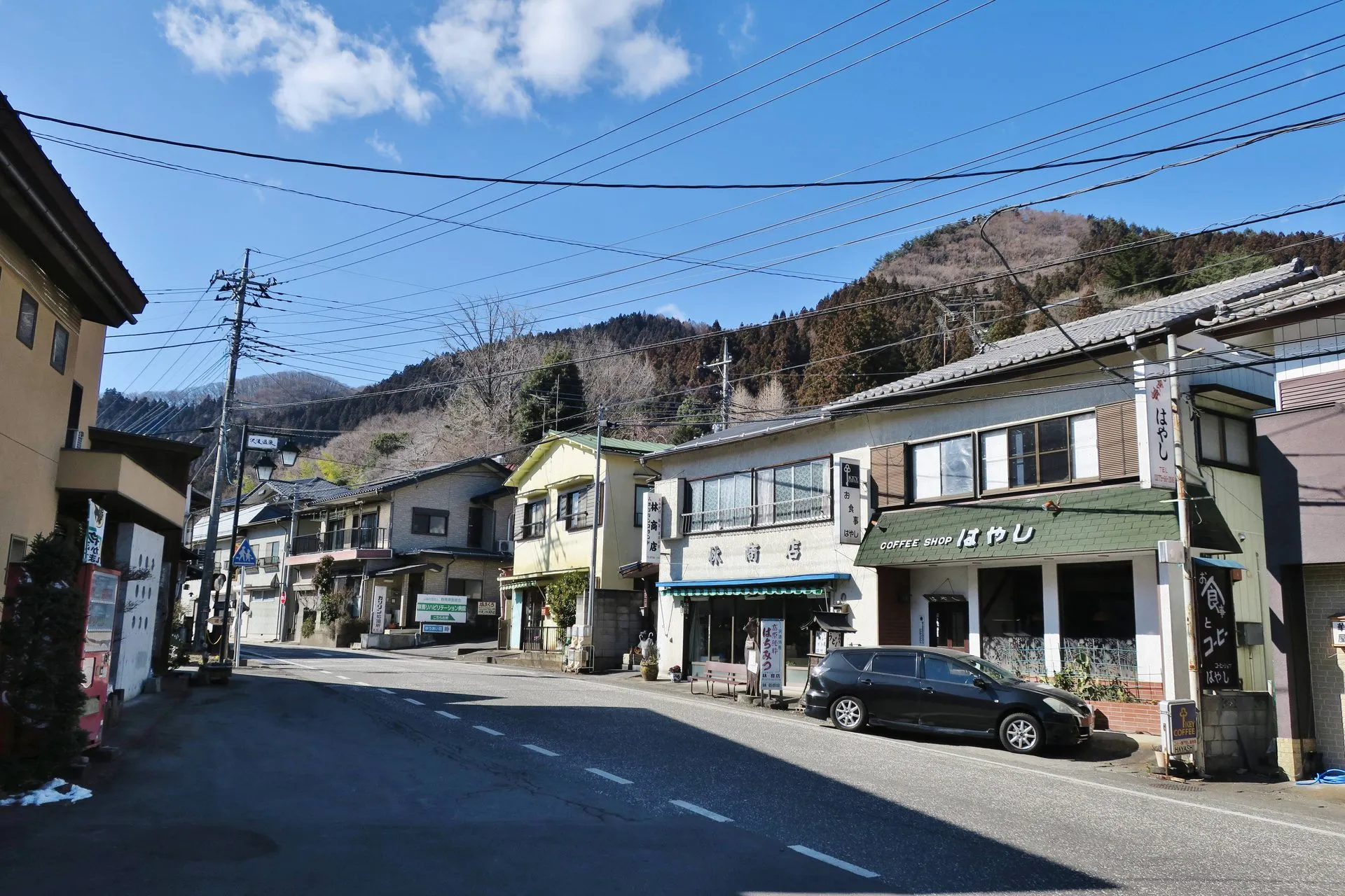沢渡温泉の風景