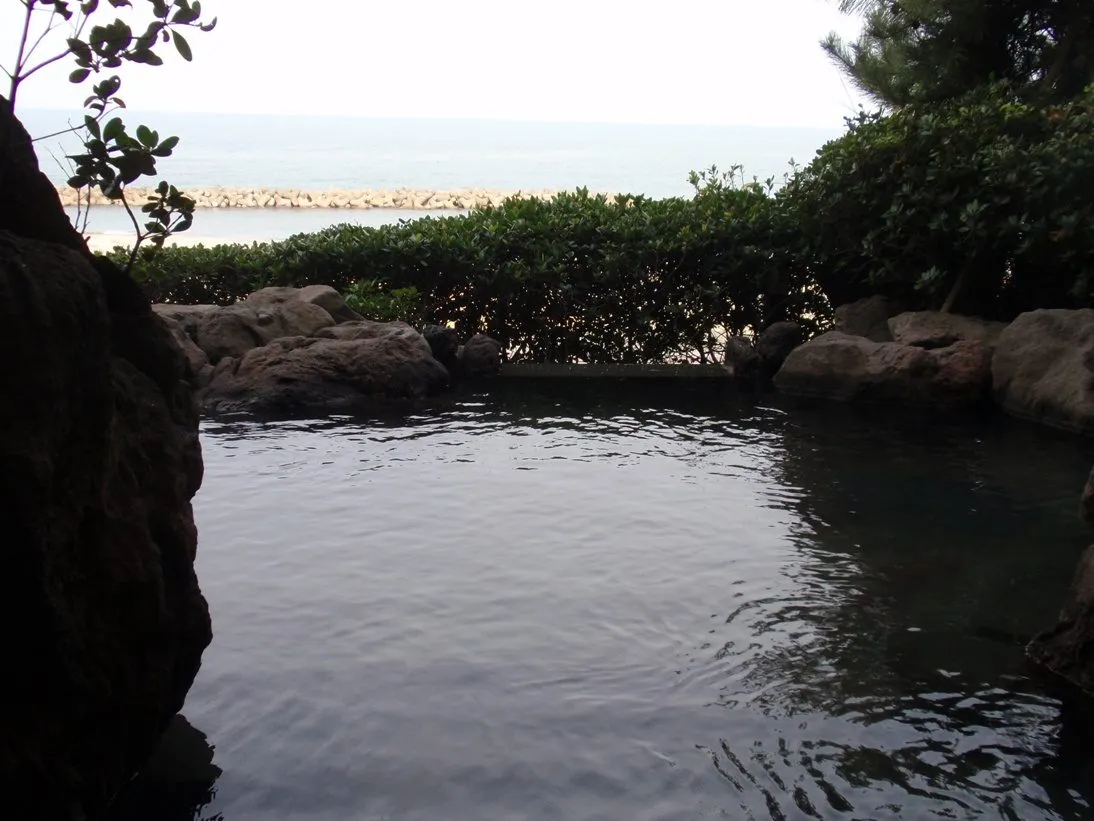 瀬波温泉の風景