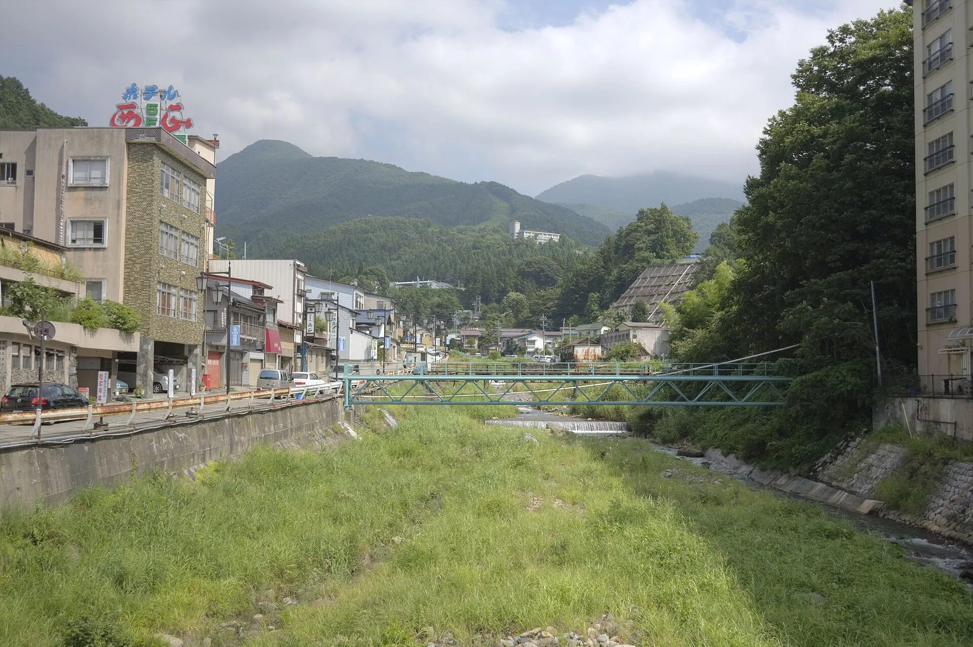 渋温泉の風景