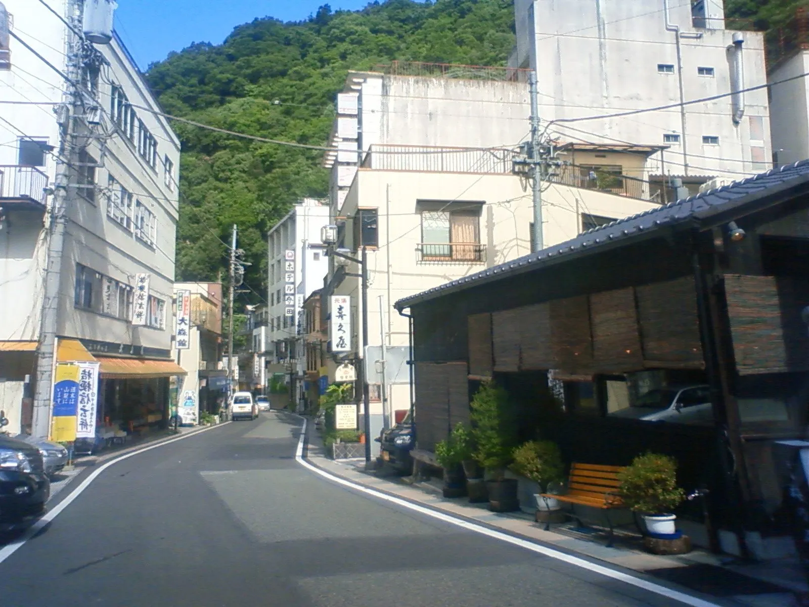 下部温泉の風景