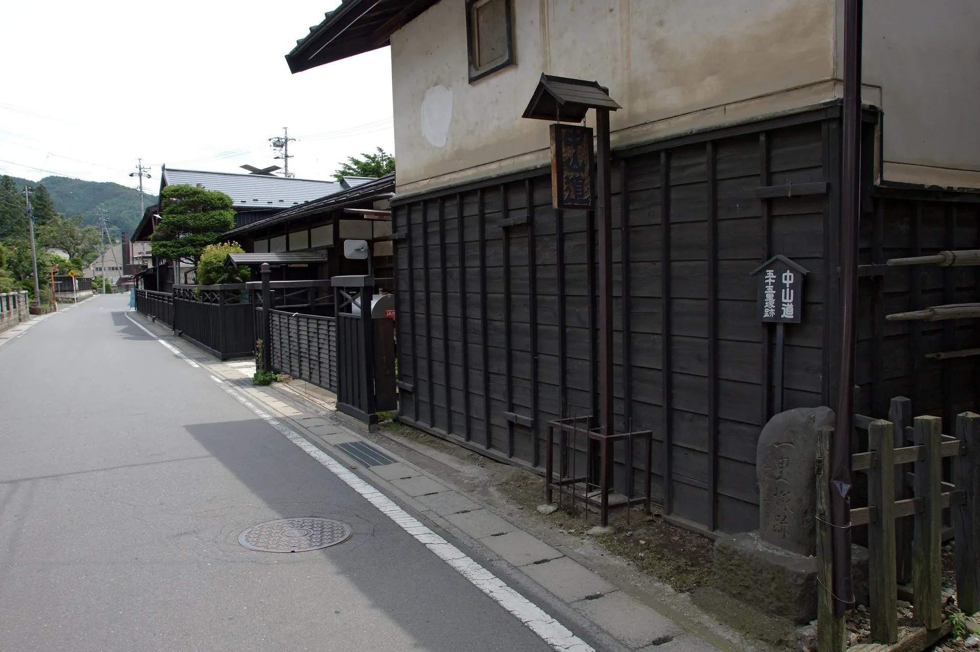 下諏訪温泉の風景