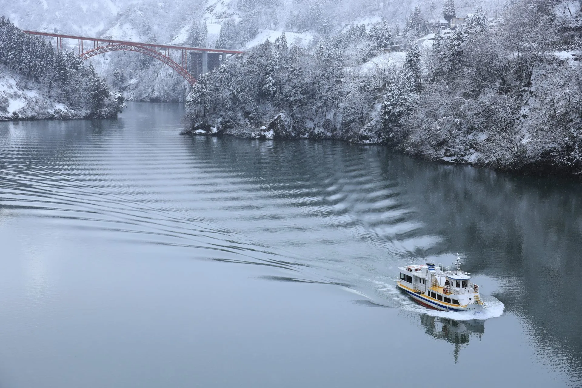 庄川温泉郷の風景