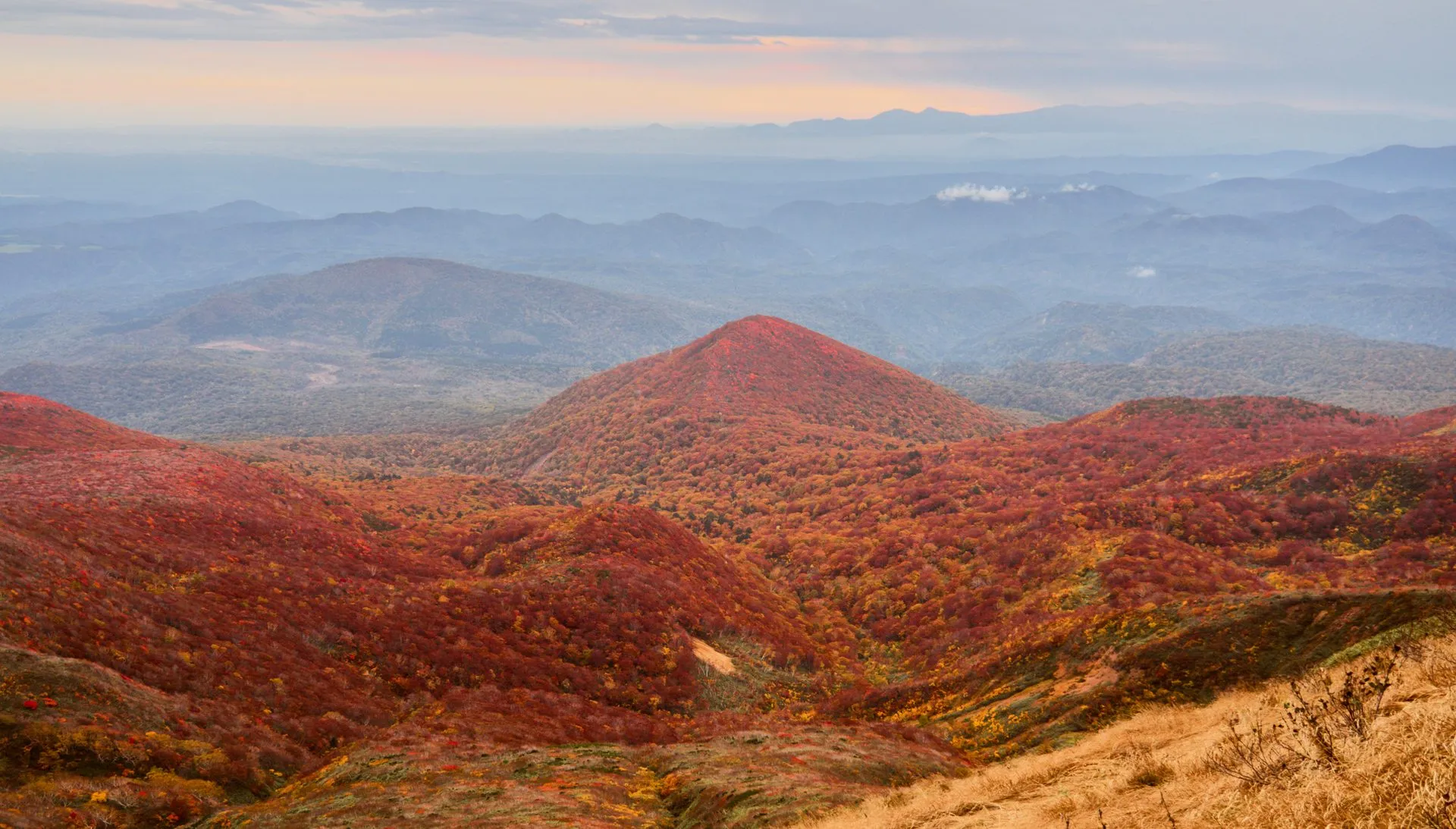 須川温泉の風景