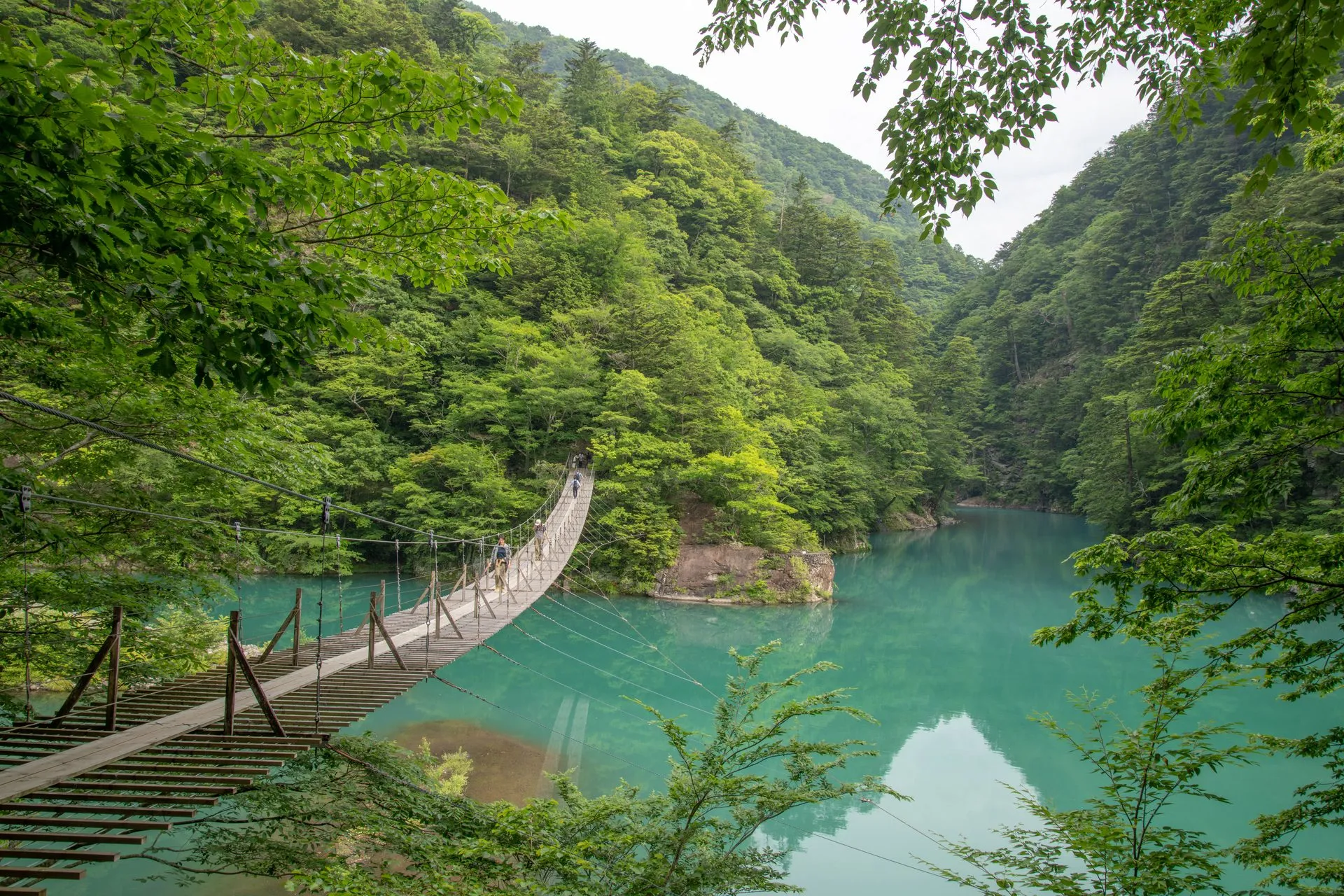 寸又峡温泉の風景