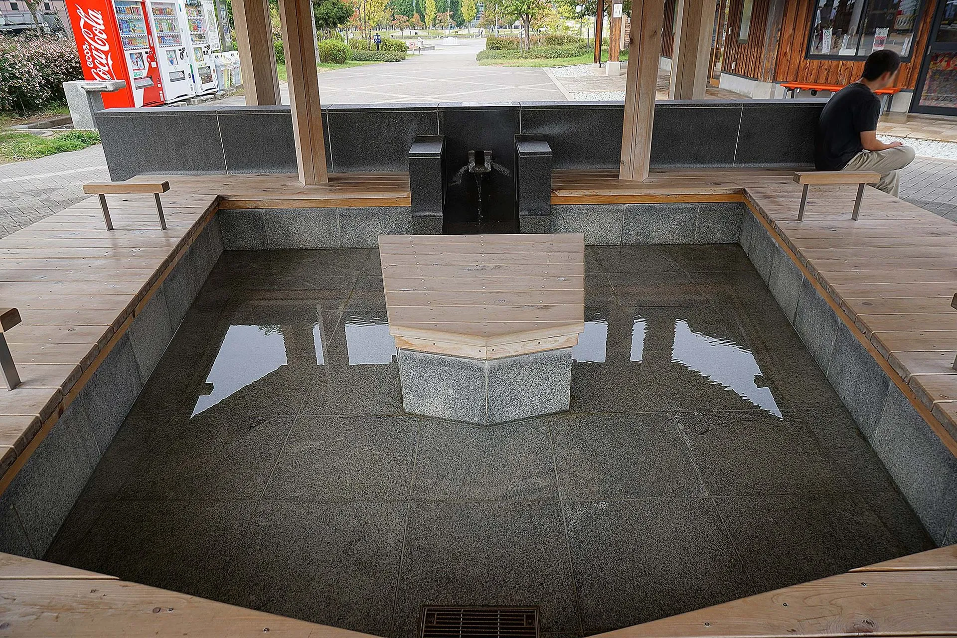 天童温泉の風景