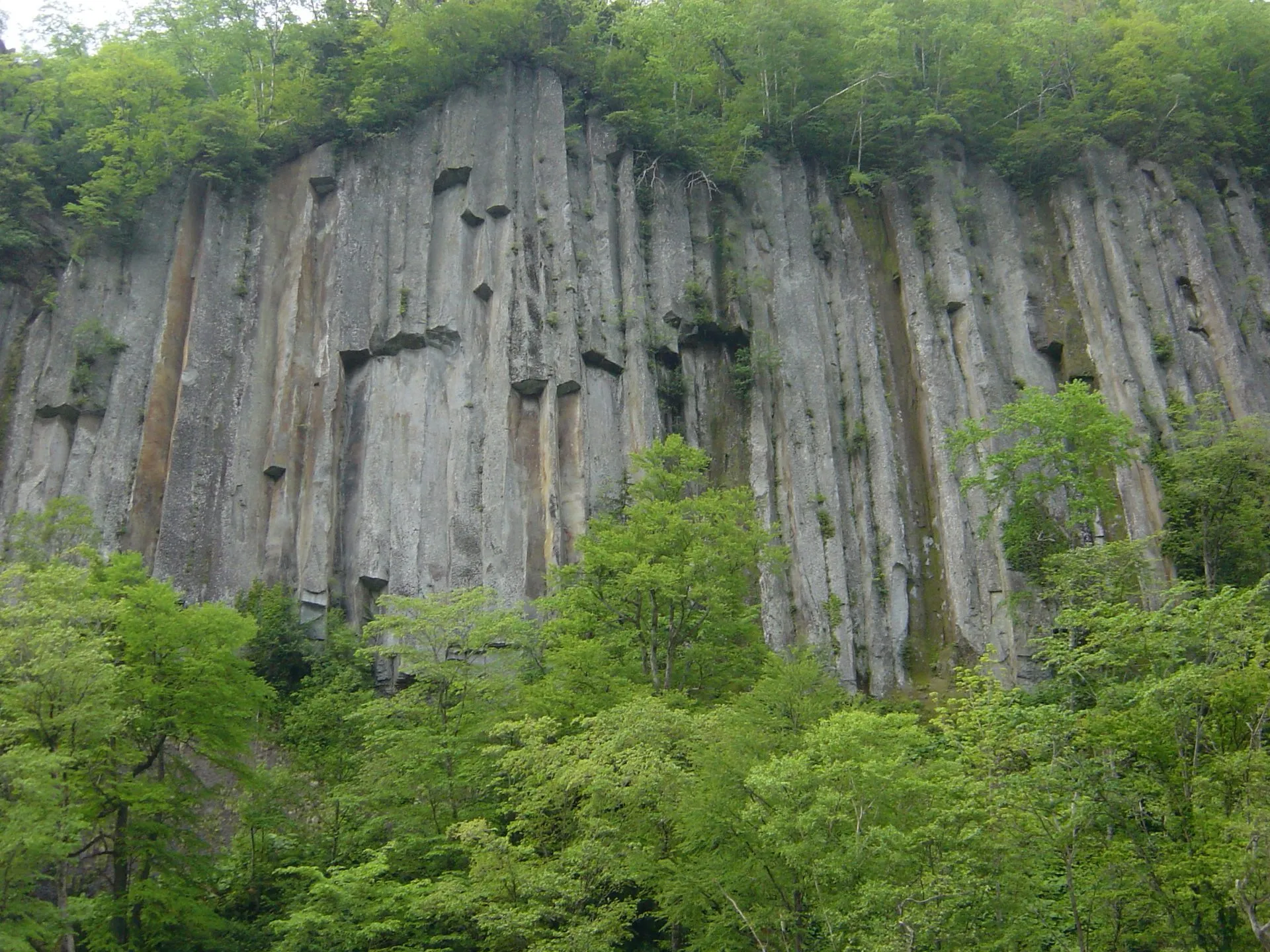 天人峡温泉の風景