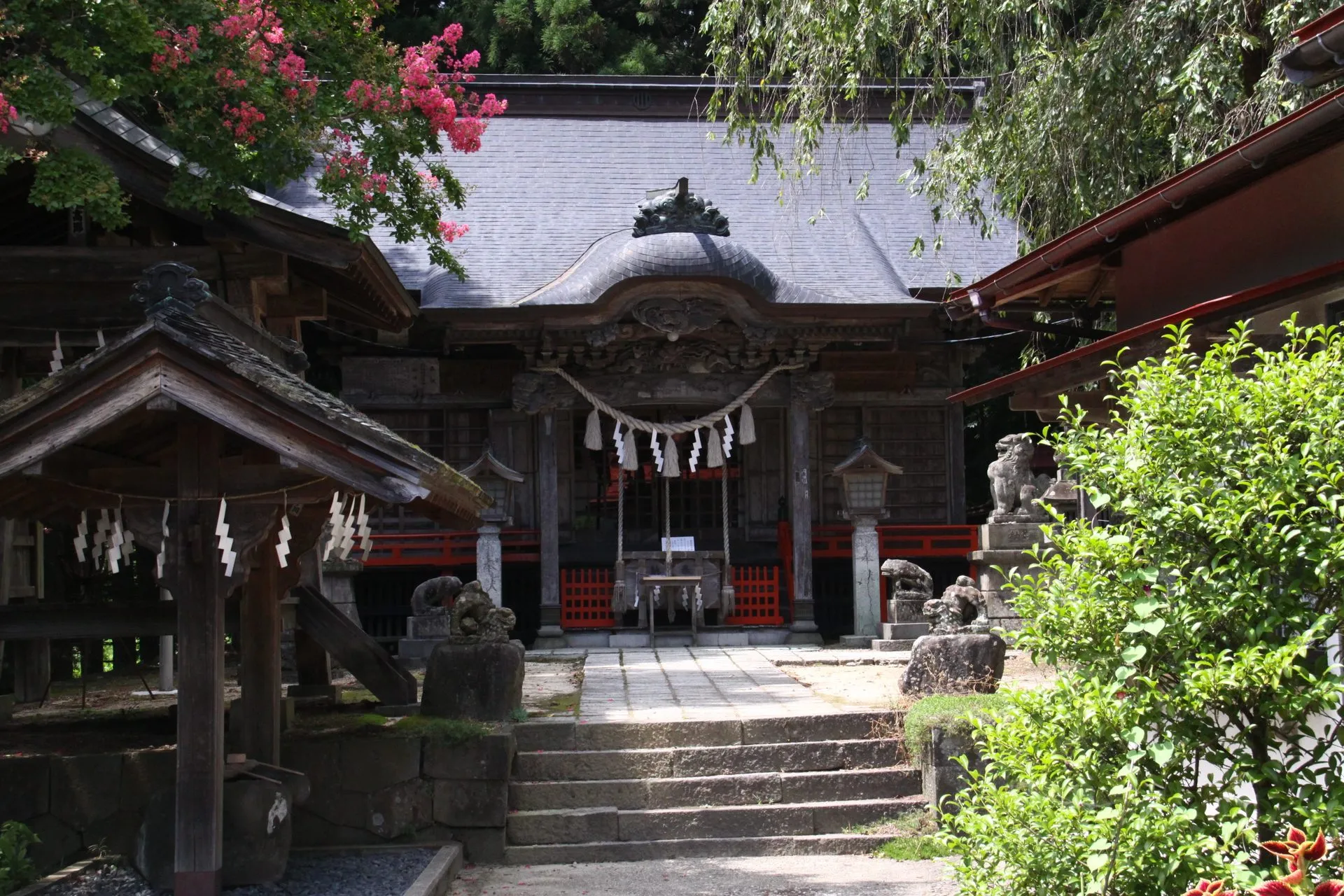 遠刈田温泉の風景