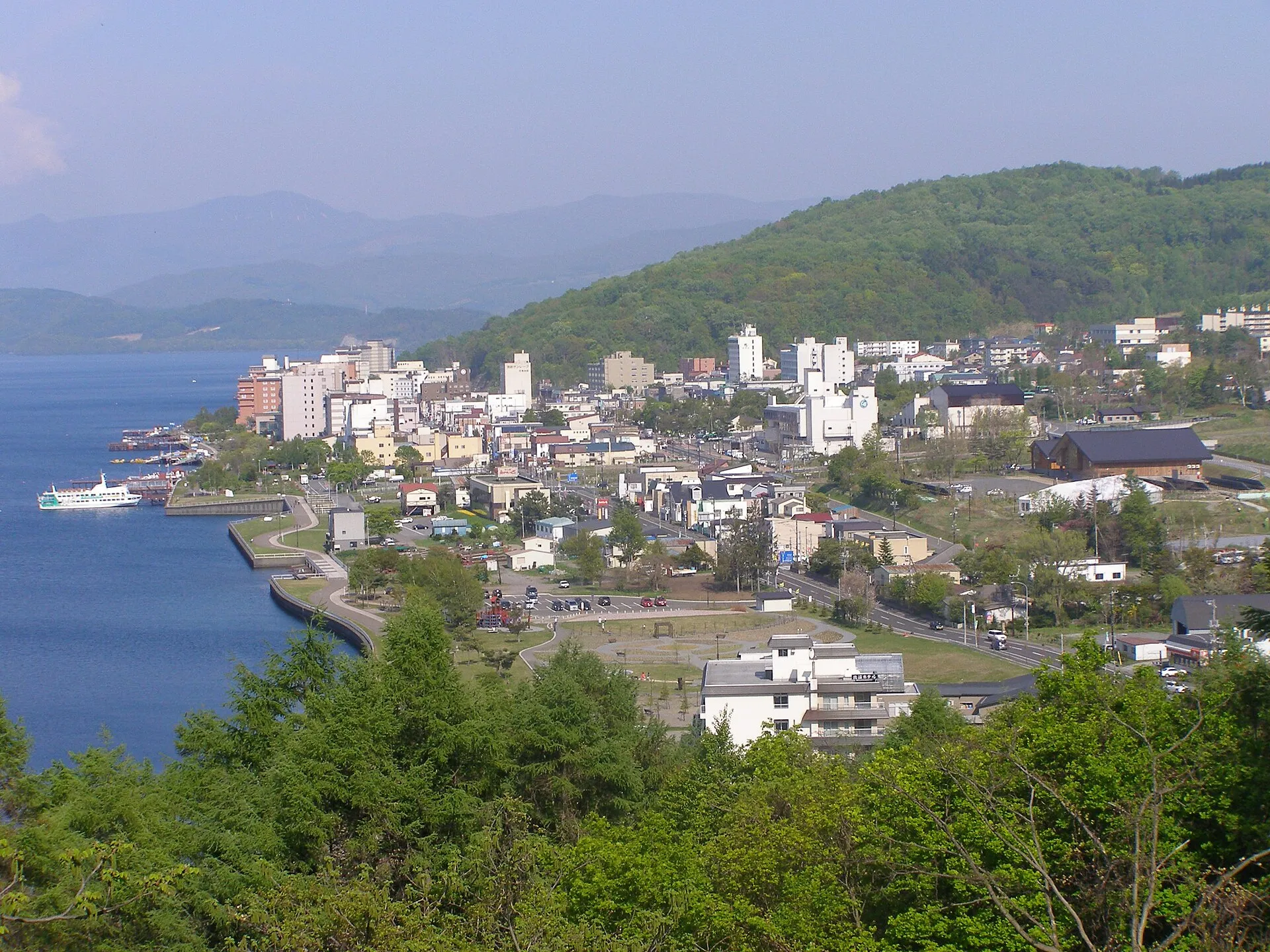 洞爺湖温泉の風景