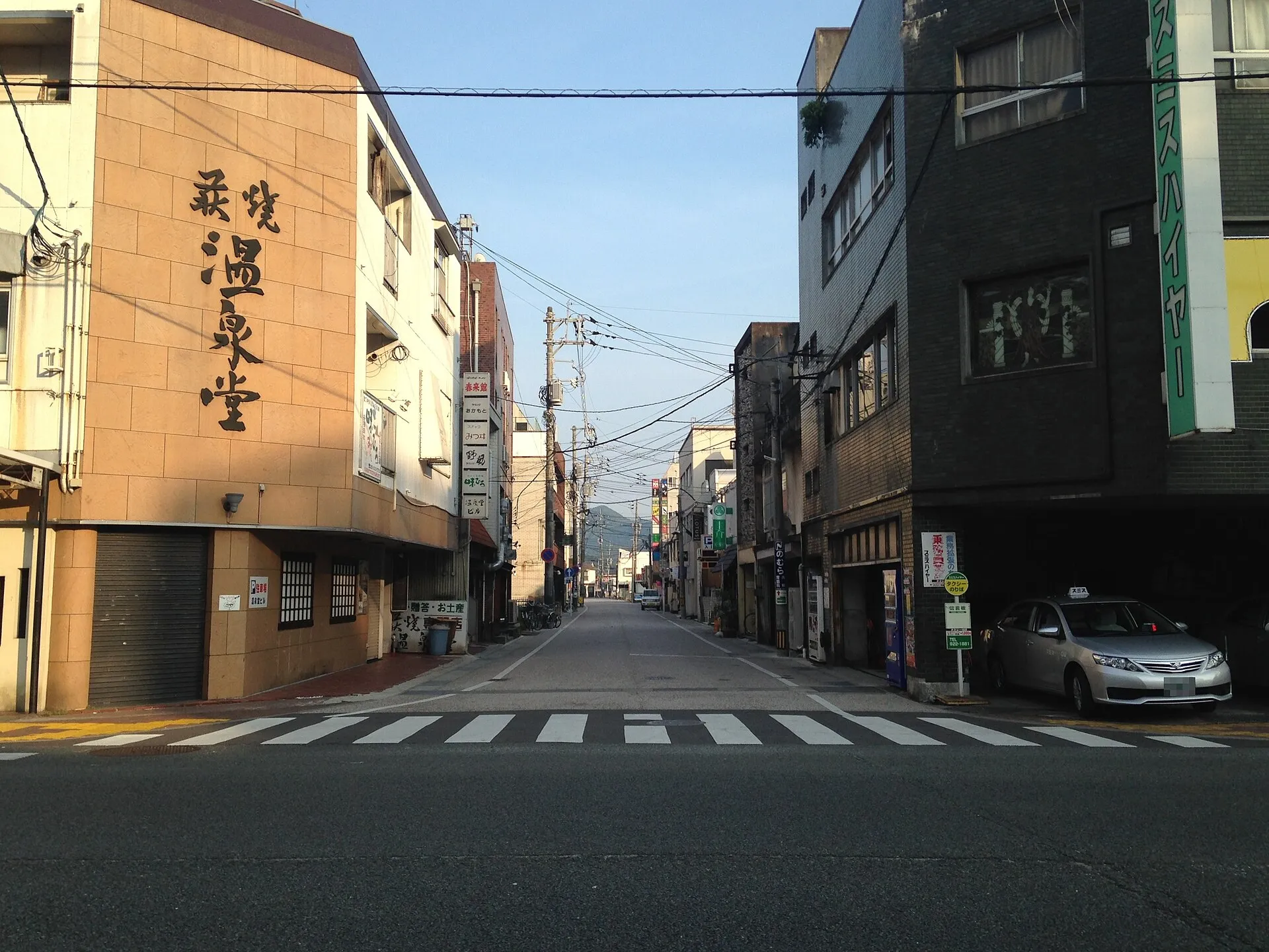 湯田温泉の風景