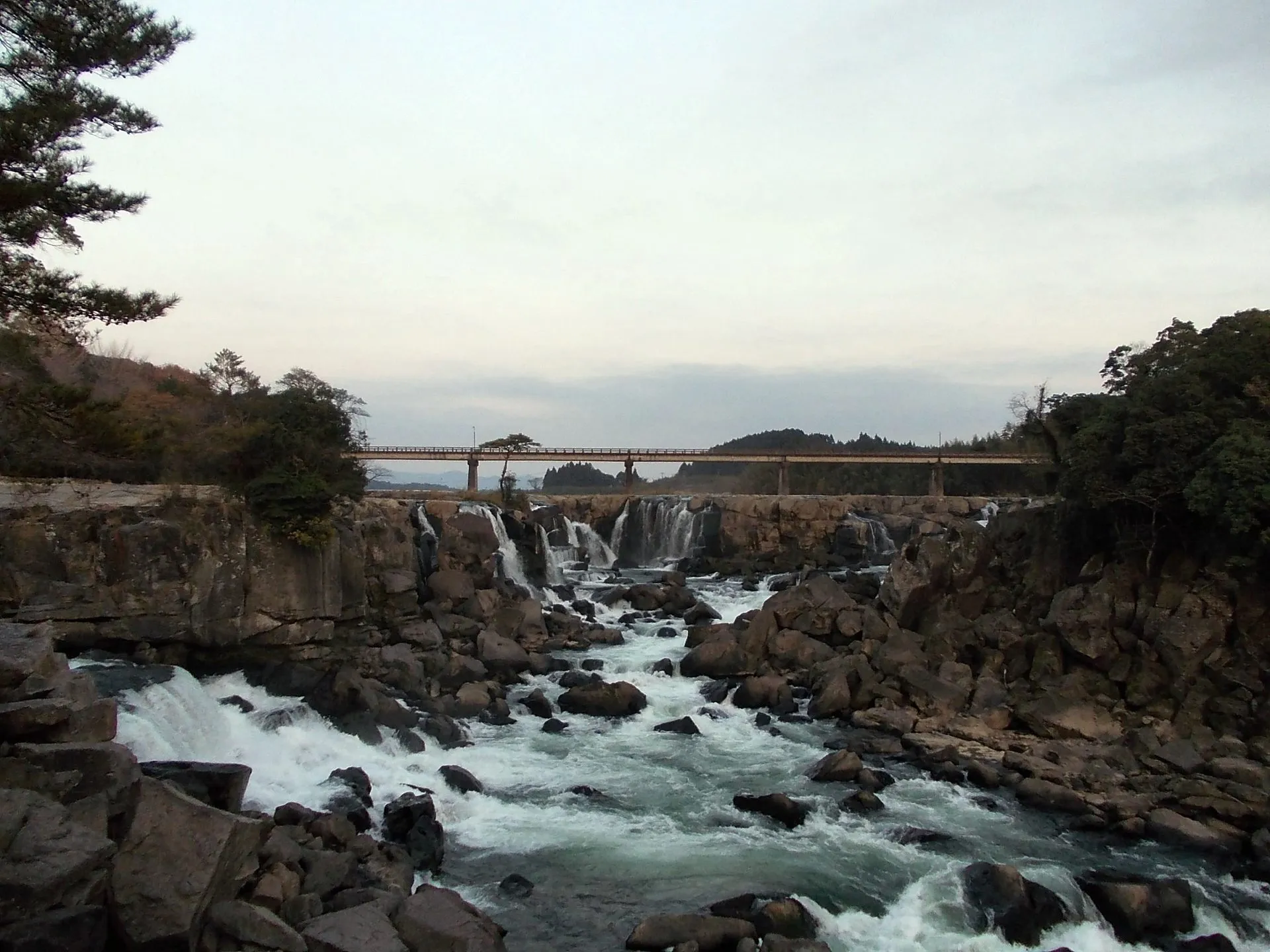 湯之尾温泉の風景