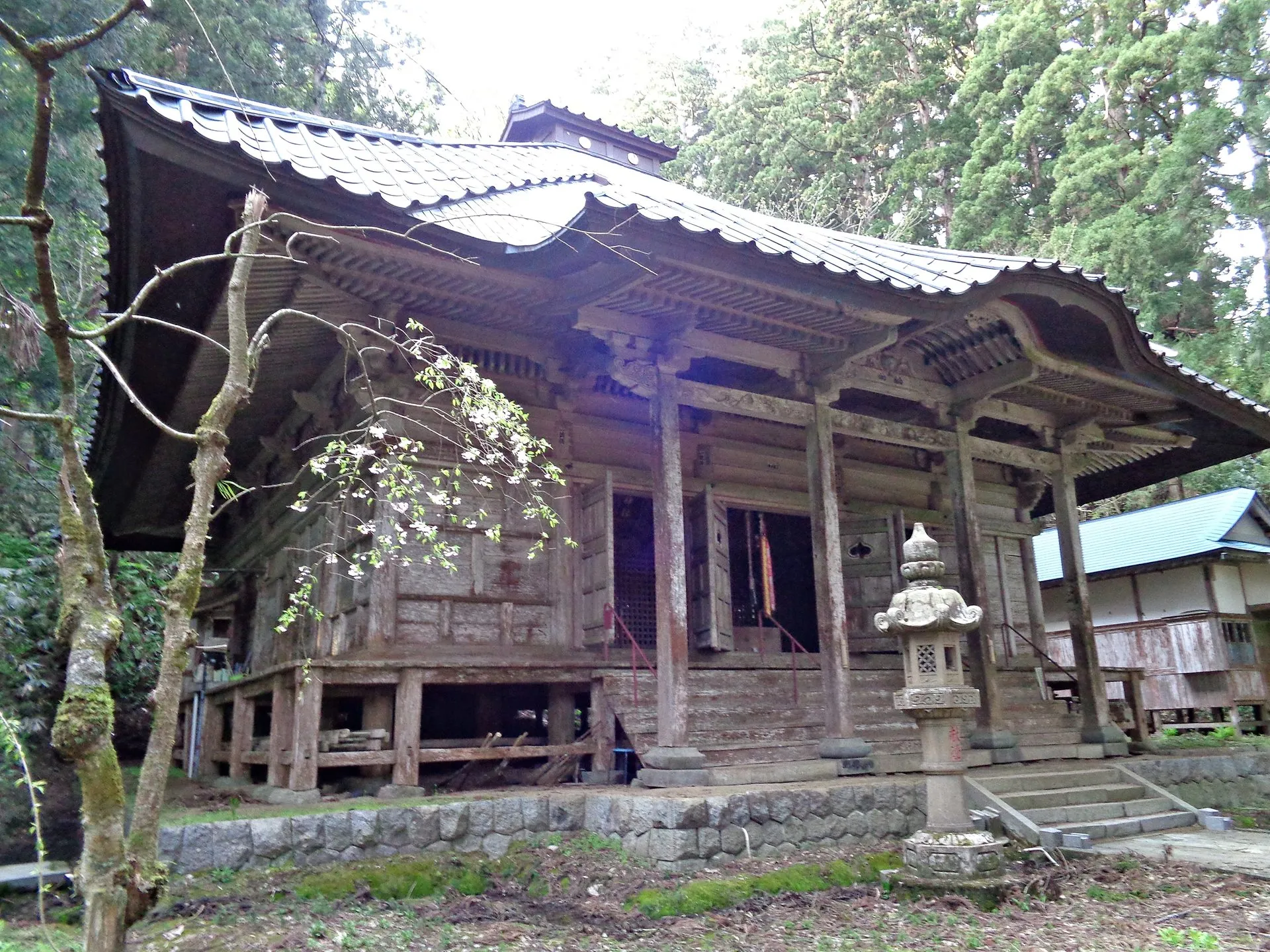 湯田川温泉の風景